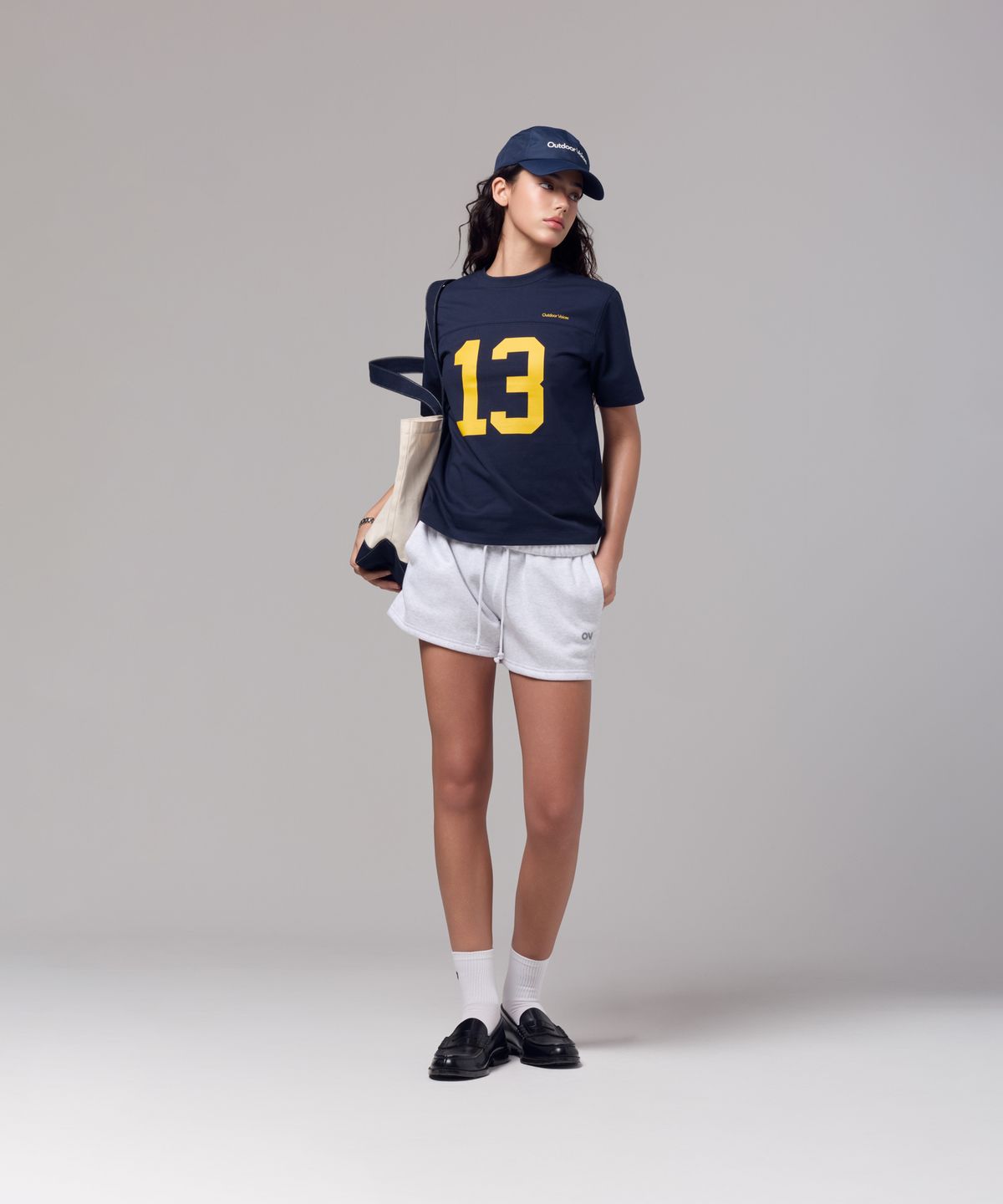 아웃도어 보이스(OUTDOOR VOICES) (W)OV LOGO SWEATSHORTS (LIGHT PINK)