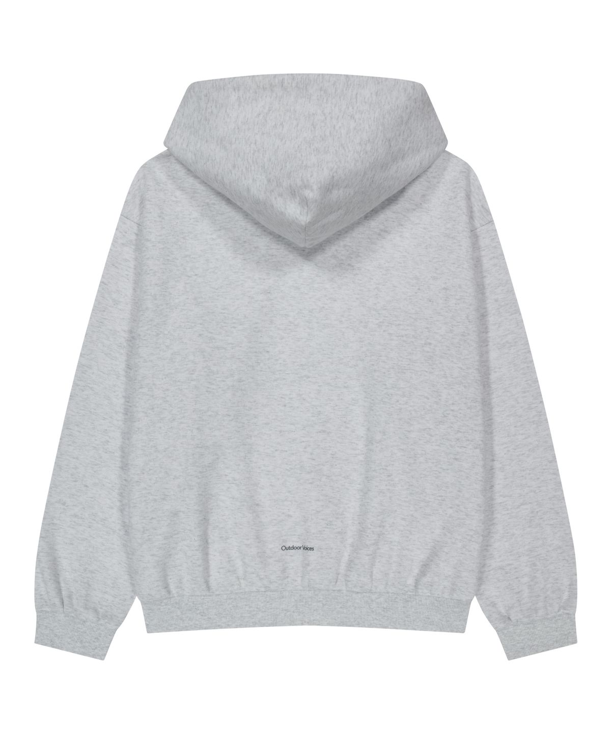 아웃도어 보이스(OUTDOOR VOICES) OV LOGO SWEAT HOODIE (LIGHT HEATHER GRAY)
