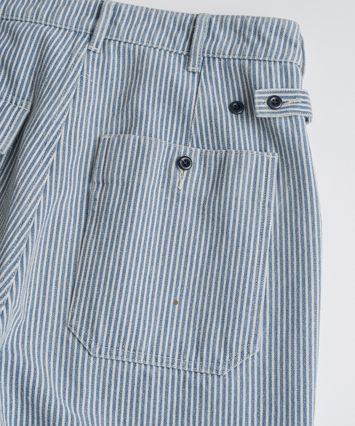비헤비어(BEHEAVYER) USED HEMMED MIL PANTS hickory