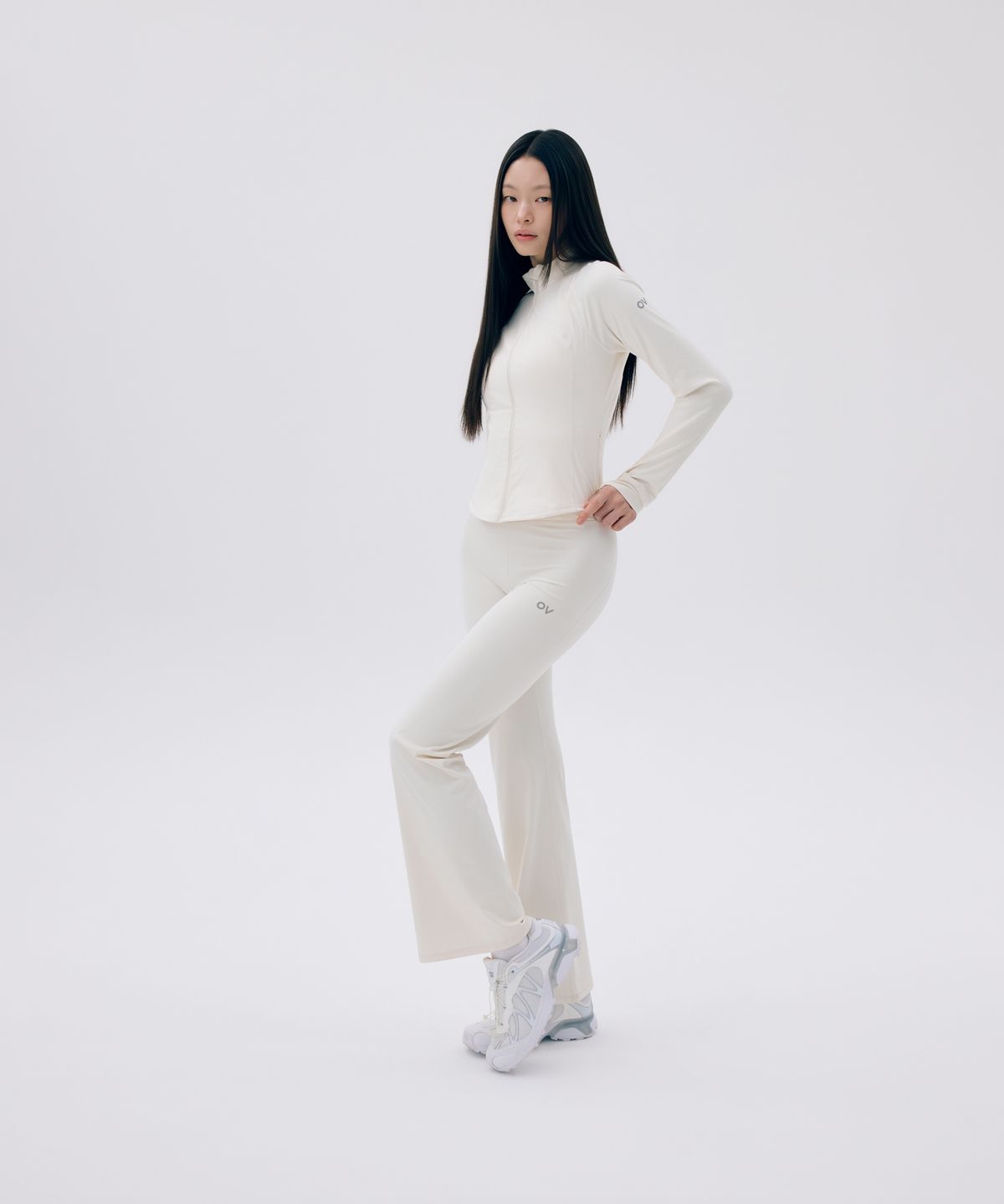 아웃도어 보이스(OUTDOOR VOICES) (W)Technol-OV™ COMFY FLEX ZIP UP (CHARCOAL)