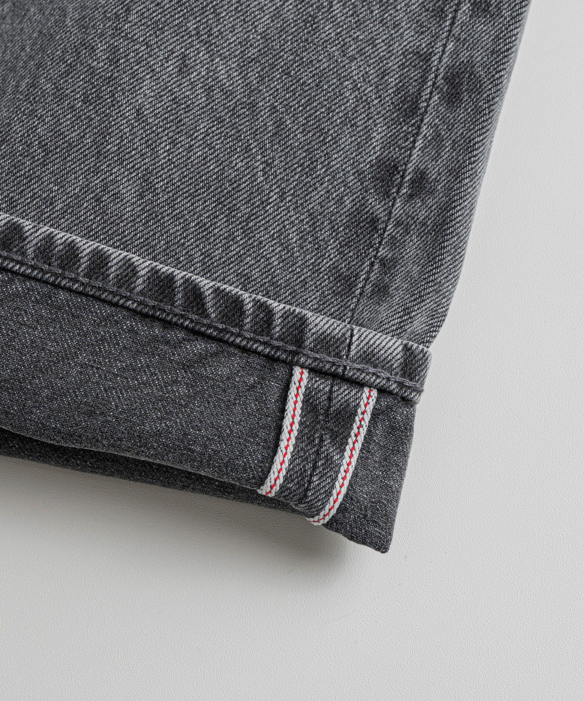 비헤비어(BEHEAVYER) 312R SELVEDGE DENIM PANTS washed black