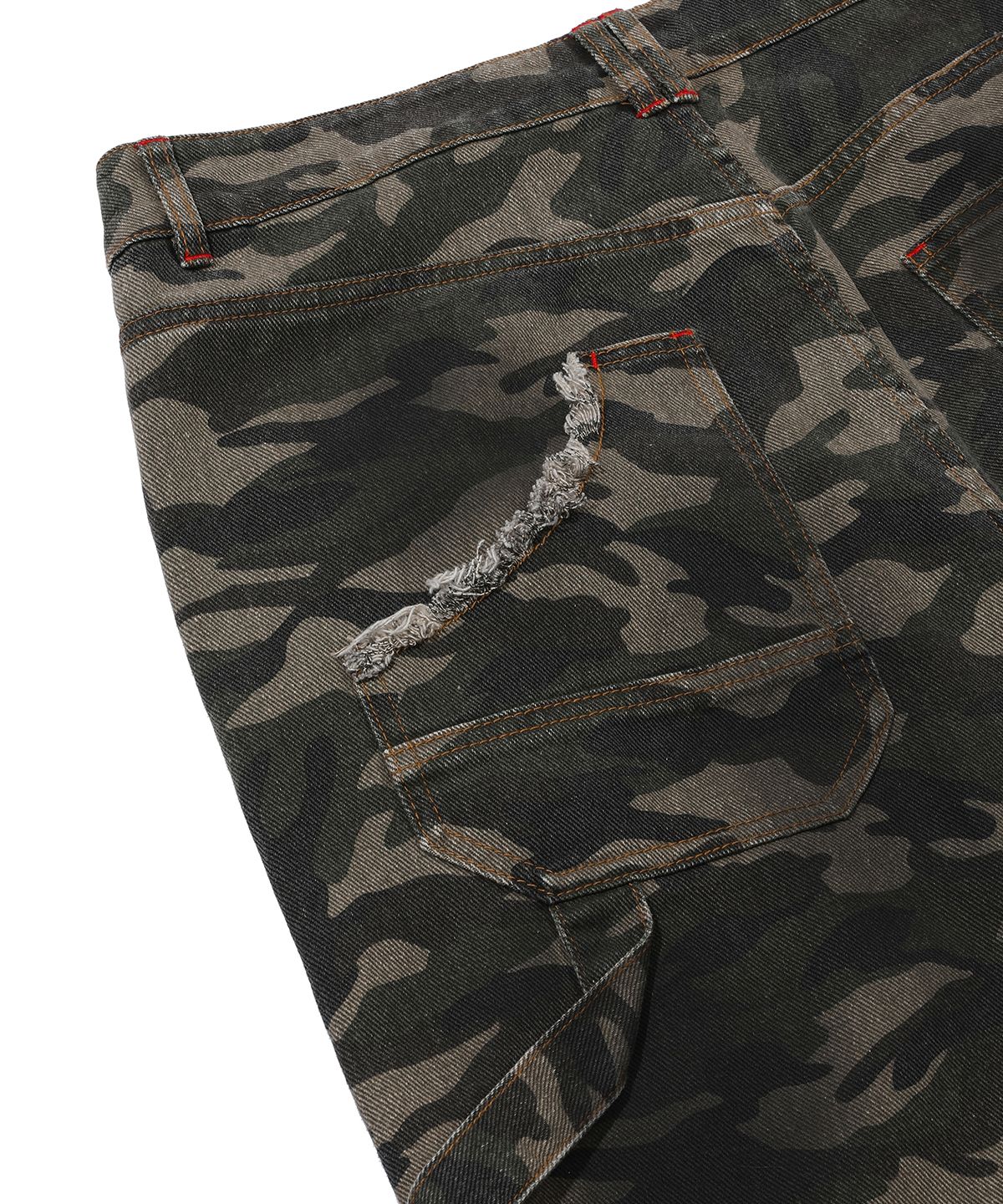 메인부스(MAINBOOTH) Destroyed Camo Pants(CAMO)