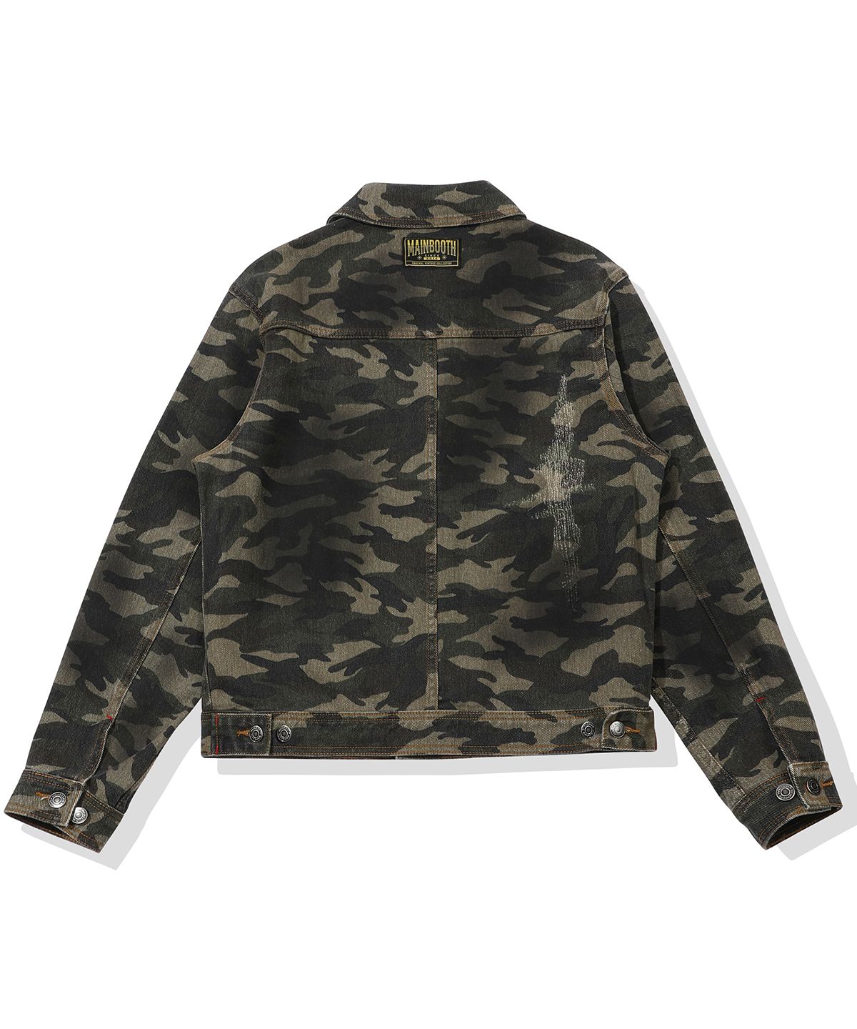 메인부스(MAINBOOTH) Destroyed Camo Trucker Jacket(CAMO)