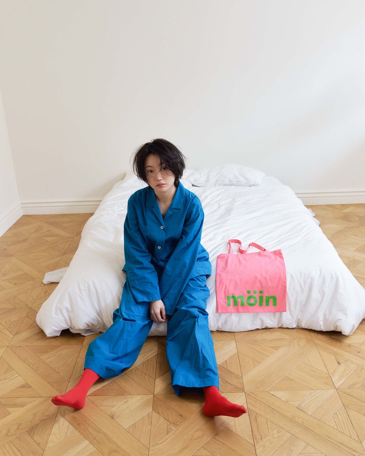 모잉모잉(MOIN MOIN) Long daily pajamas set, Night sea