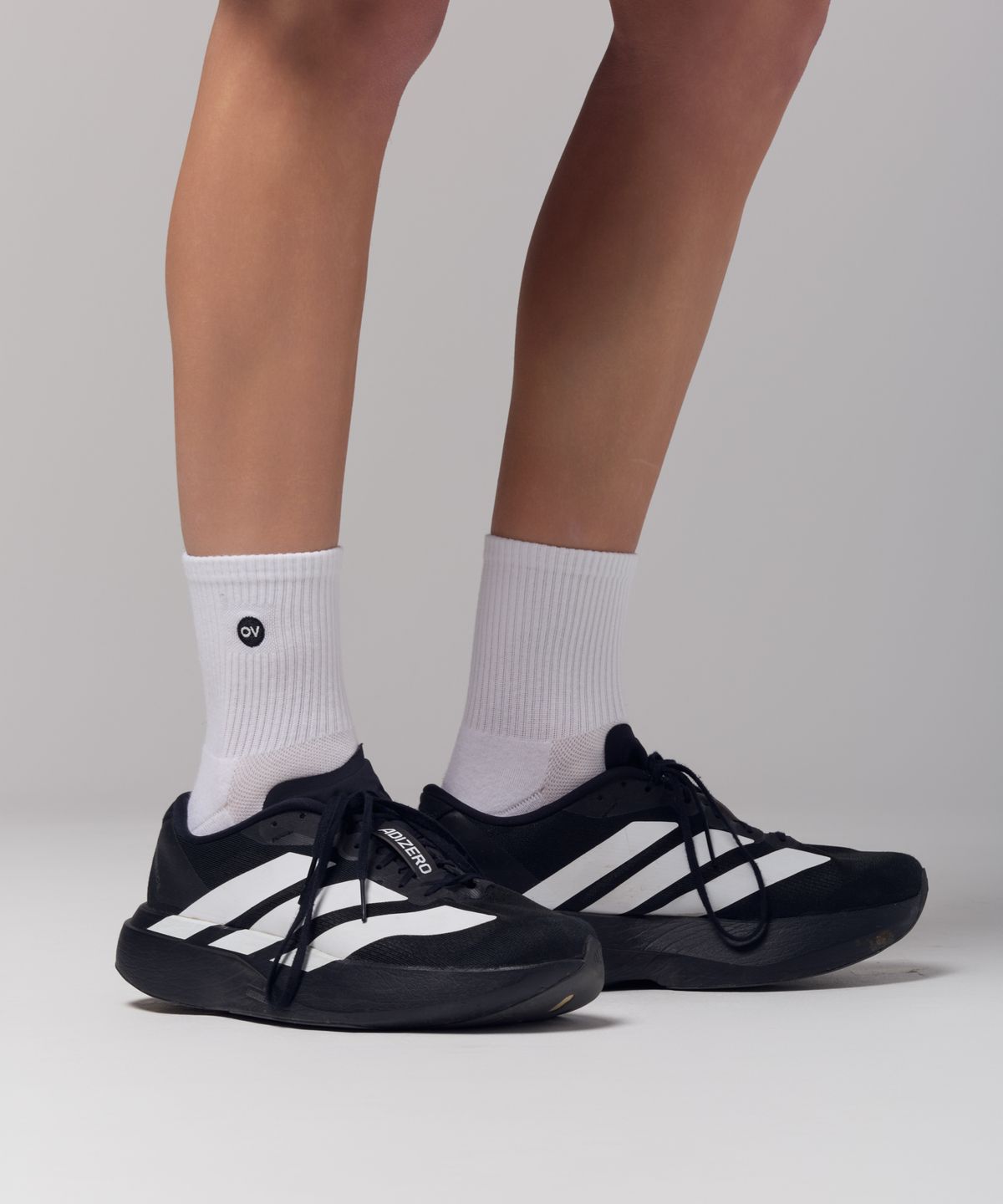 아웃도어 보이스(OUTDOOR VOICES) OV NON SLIP MID SOCKS (BLACK)