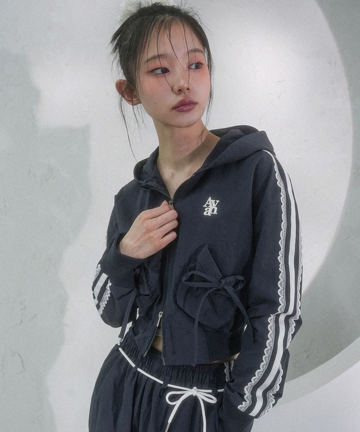 어반드레스(AVANDRESS) [SET] Race Line Wind Jumper + Race Line Pants