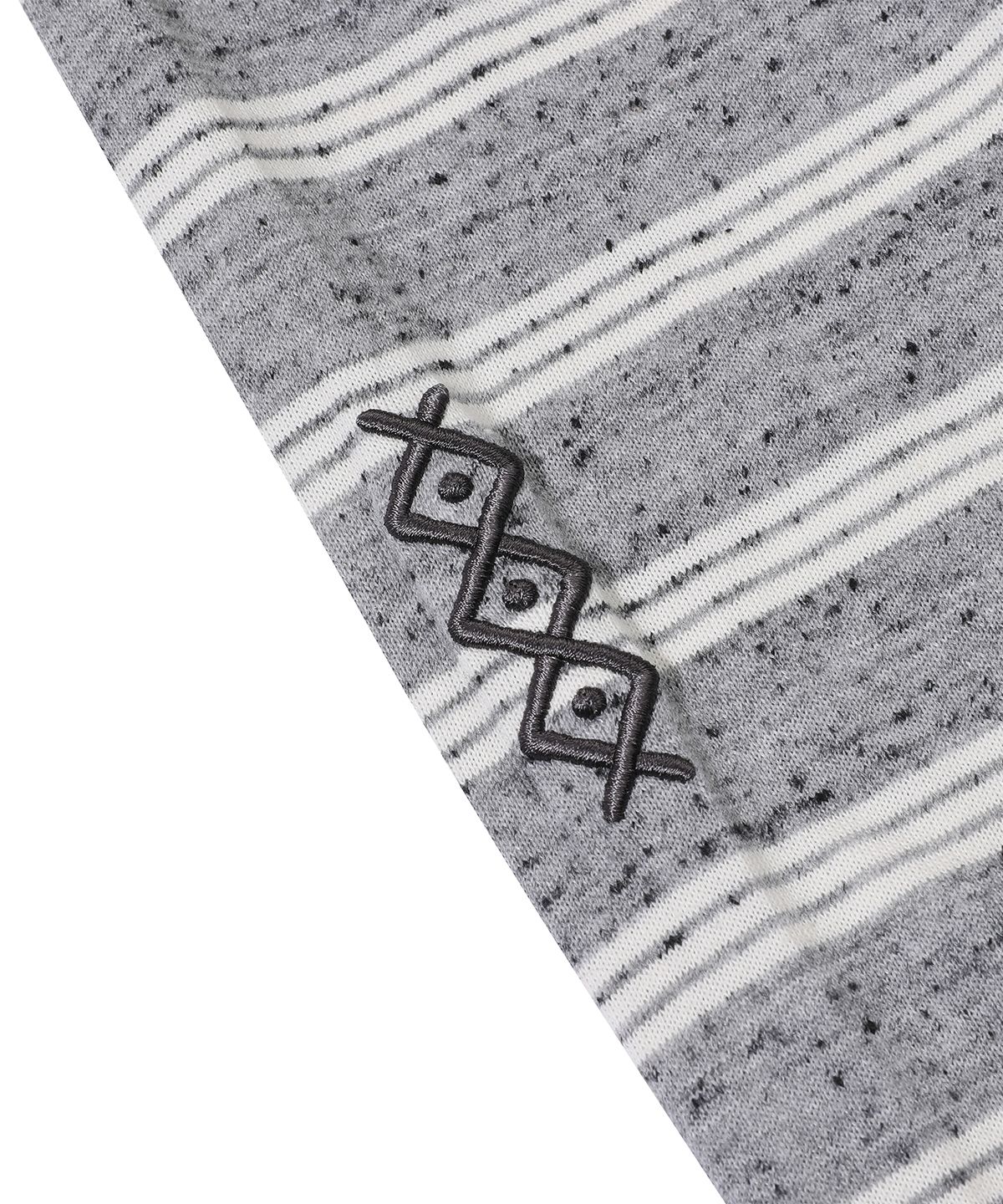메인부스(MAINBOOTH) Cookie Stripe Hood T-shirt(GRAY)