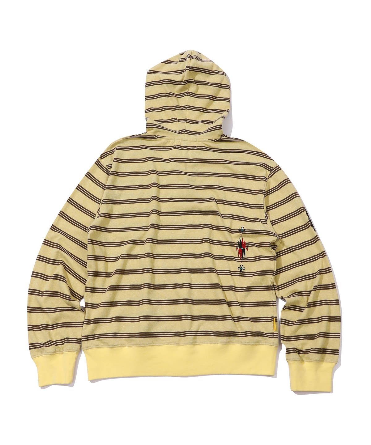 메인부스(MAINBOOTH) Cookie Stripe Hood T-shirt(YELLOW)