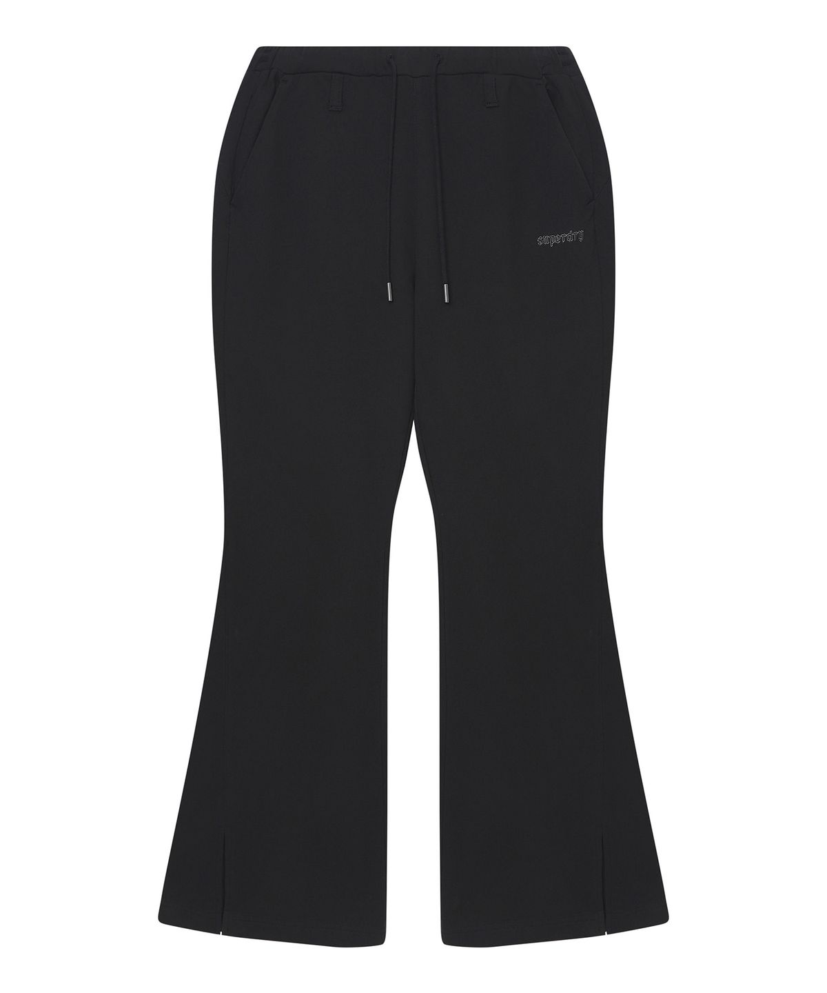 슈퍼드라이(SUPERDRY) 우먼스 워시드 부츠컷 스 팬츠 블랙 SDFLNCQ47BLK