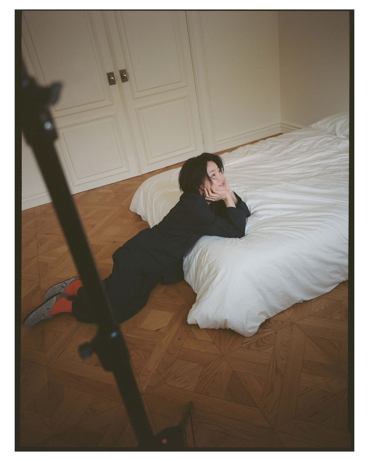 모잉모잉(MOIN MOIN) Long daily pajamas set, Ink black