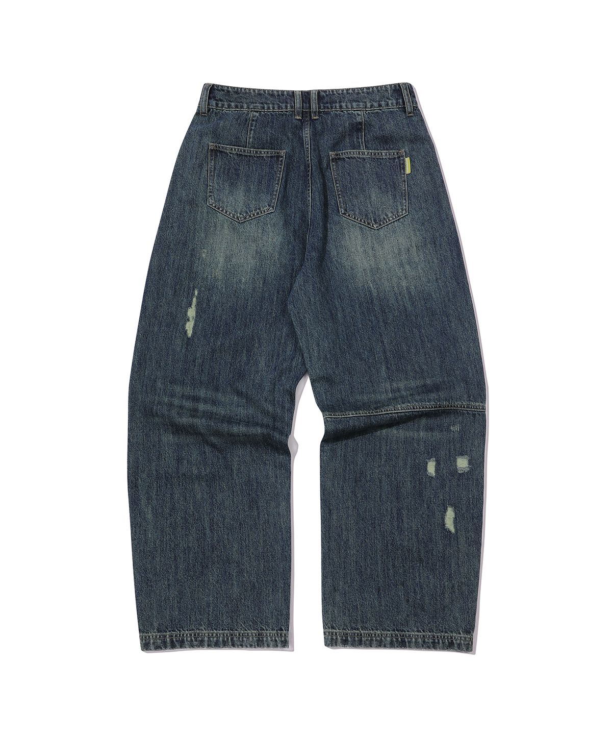 메인부스(MAINBOOTH) Repaired Denim Pants(BLUE)