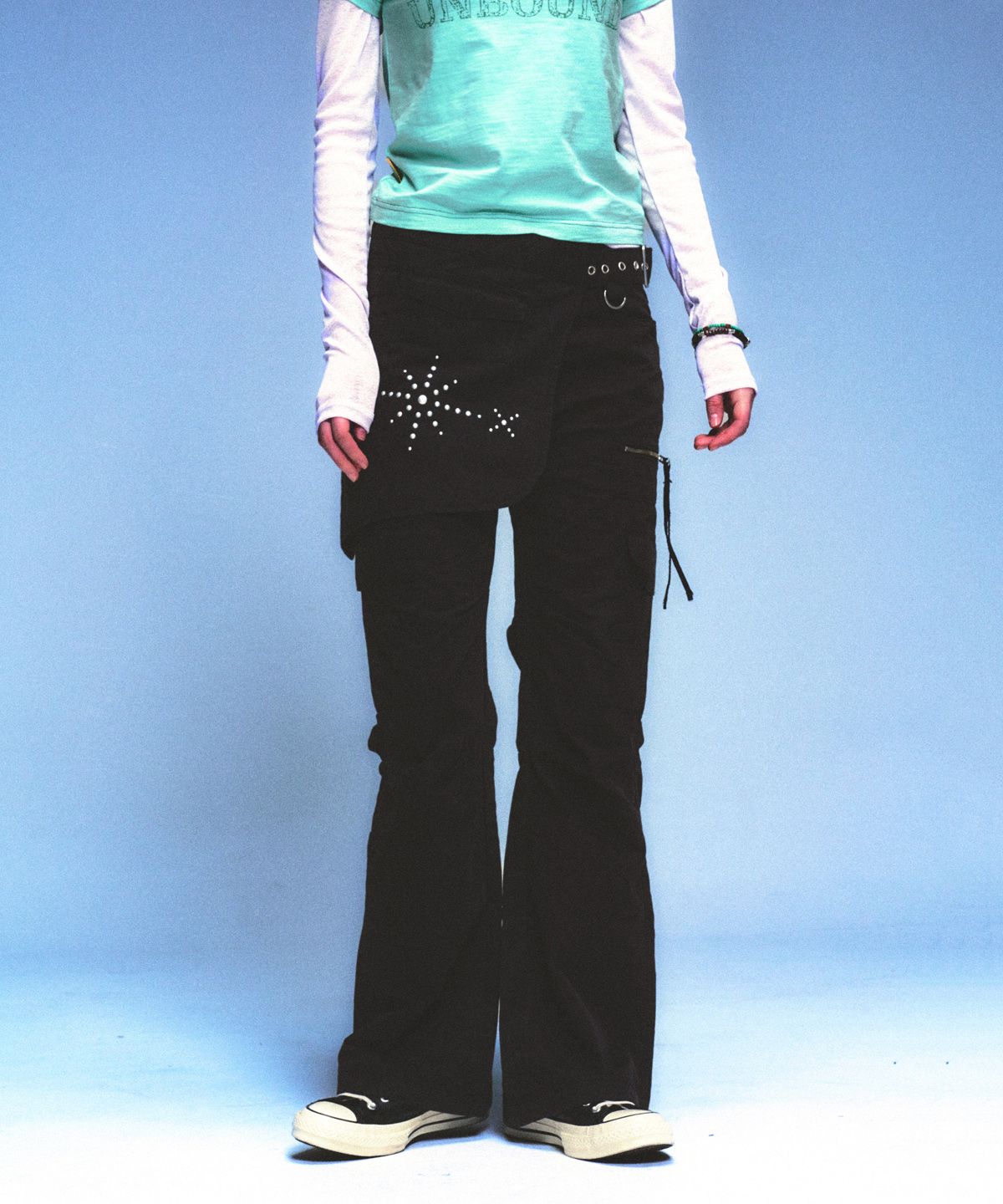 메인부스(MAINBOOTH) Cargo Layered Belt(BLACK)