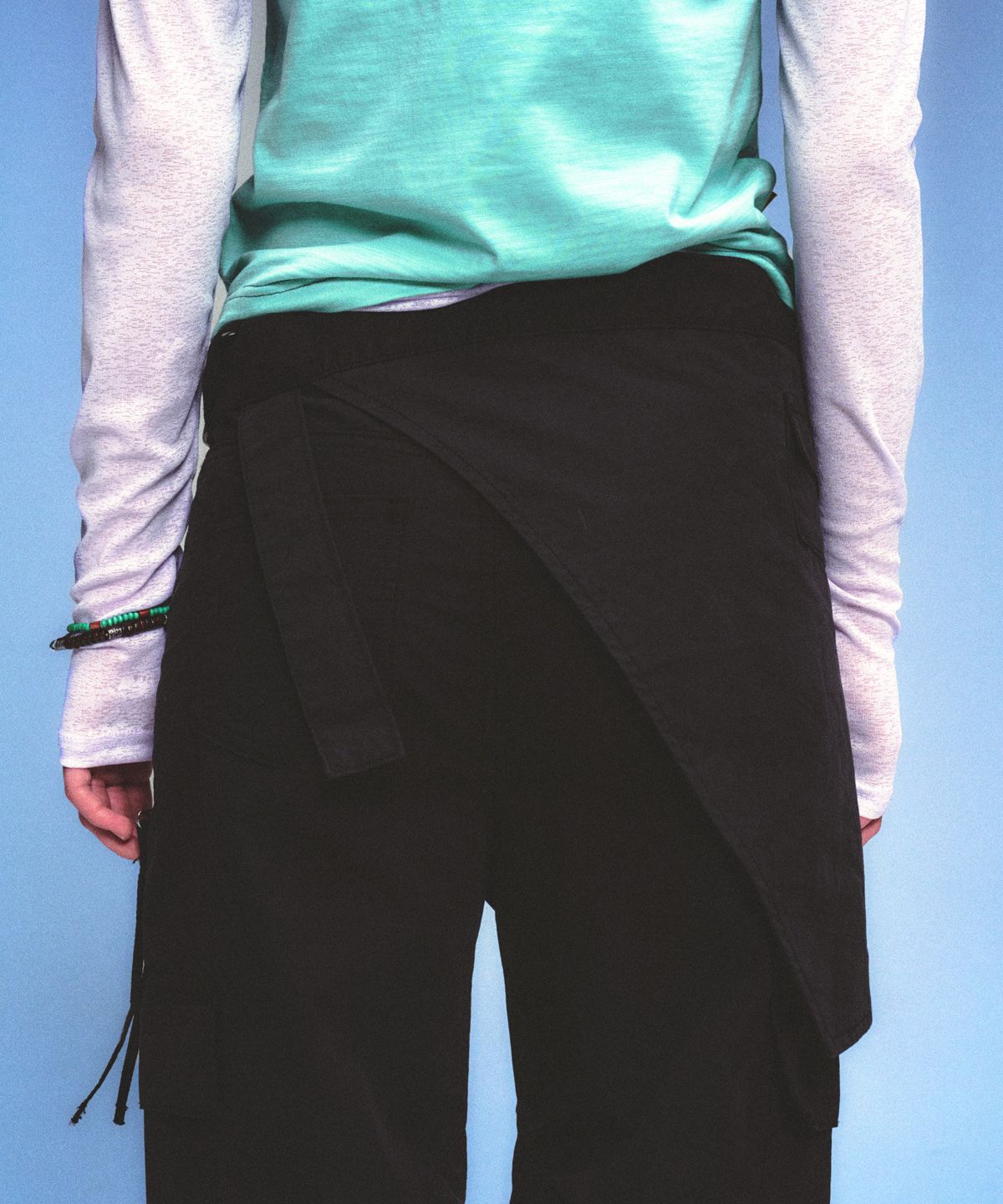 메인부스(MAINBOOTH) Cargo Layered Belt(BLACK)