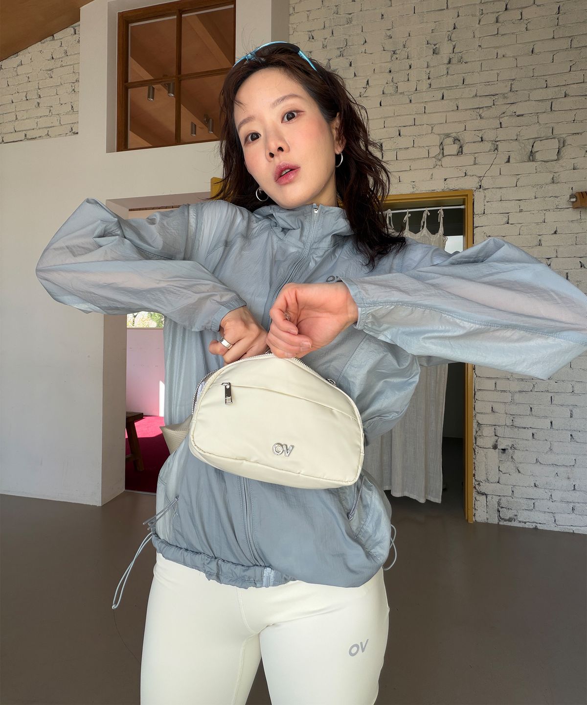 아웃도어 보이스(OUTDOOR VOICES) OV TRIBECA BELT BAG (CREAM)