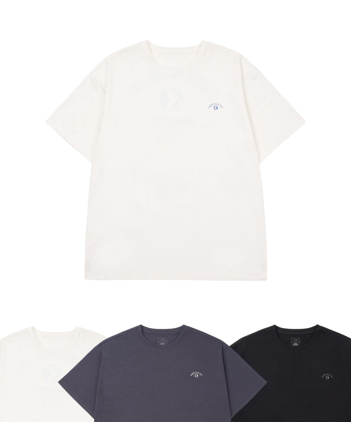 얼스캄에라(EARTH CALM ERA) 소프트 에센셜 숏슬리브_3컬러
