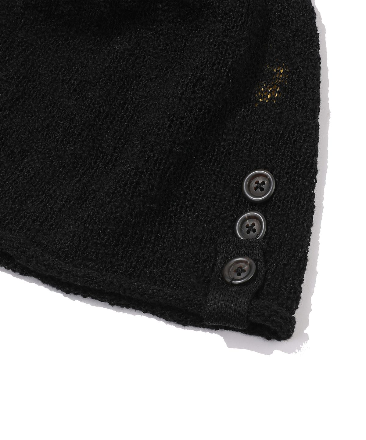메인부스(MAINBOOTH) Button Turban Beanie(BLACK)