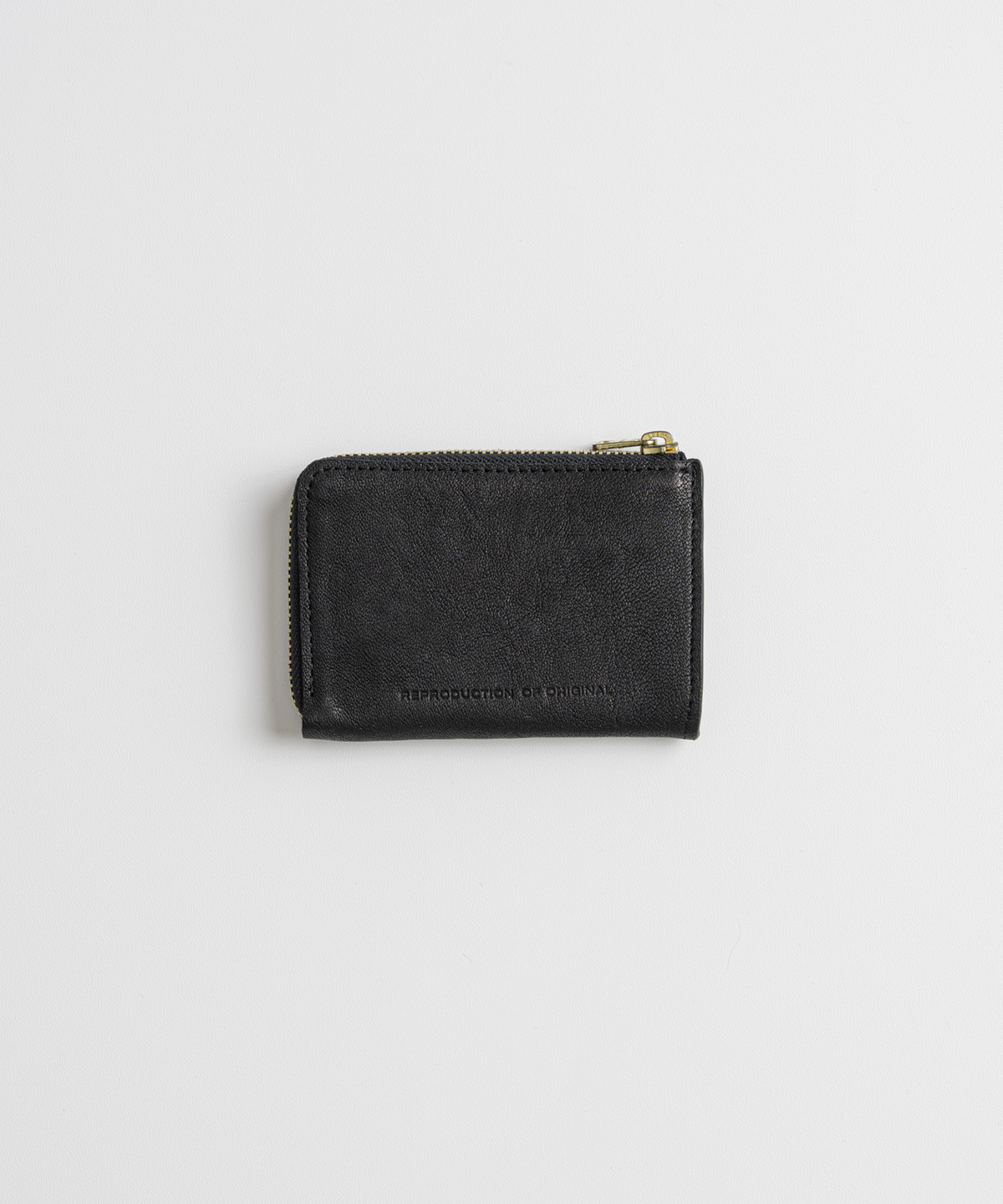 비헤비어(BEHEAVYER) DISTRESSED LAMBSKIN WALLET black