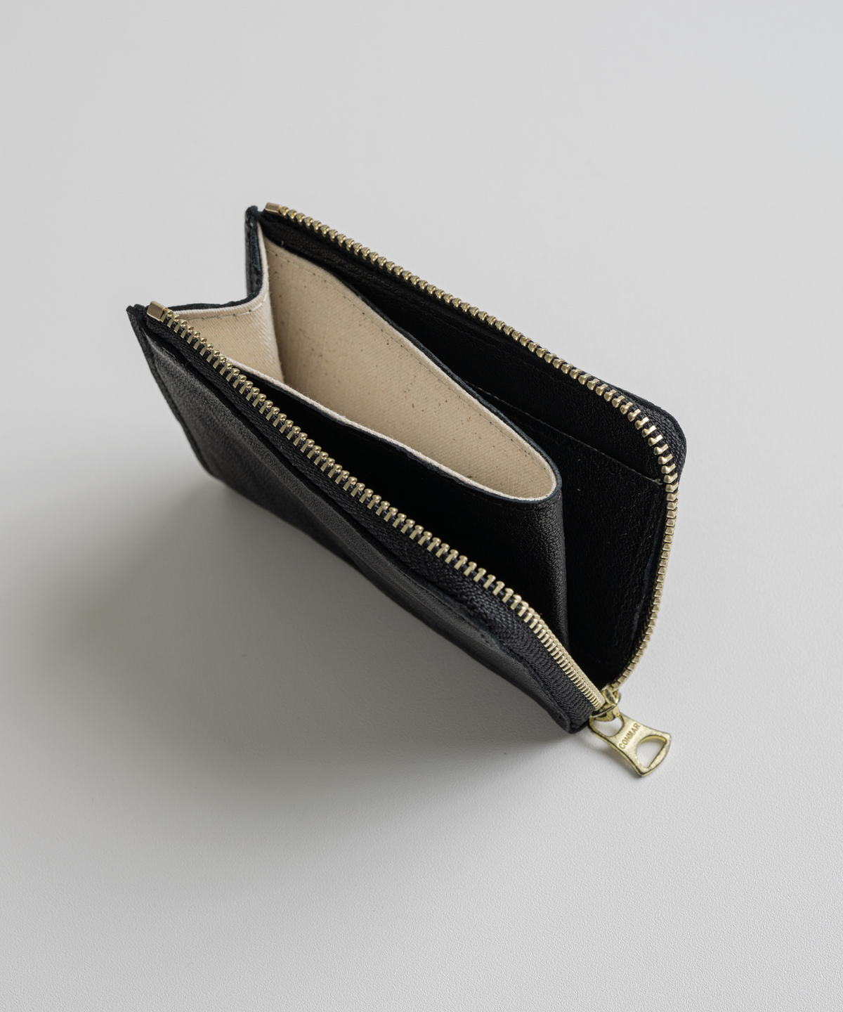 비헤비어(BEHEAVYER) DISTRESSED LAMBSKIN WALLET black