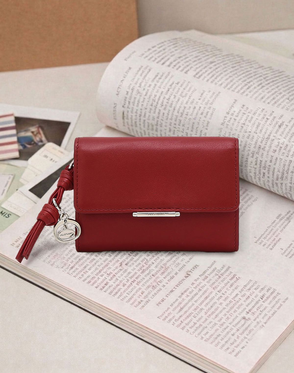 질스튜어트액세서리(JILLSTUART ACC) [NEUT] 뉴트 소가죽 슬림 3단반지갑 2color