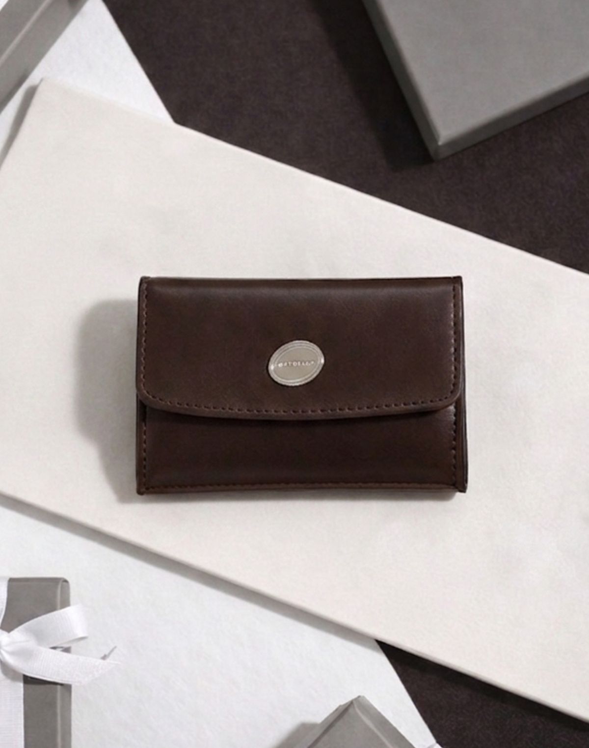 질스튜어트액세서리(JILLSTUART ACC) [OR] 오르 소가죽 플랩카드지갑 2color
