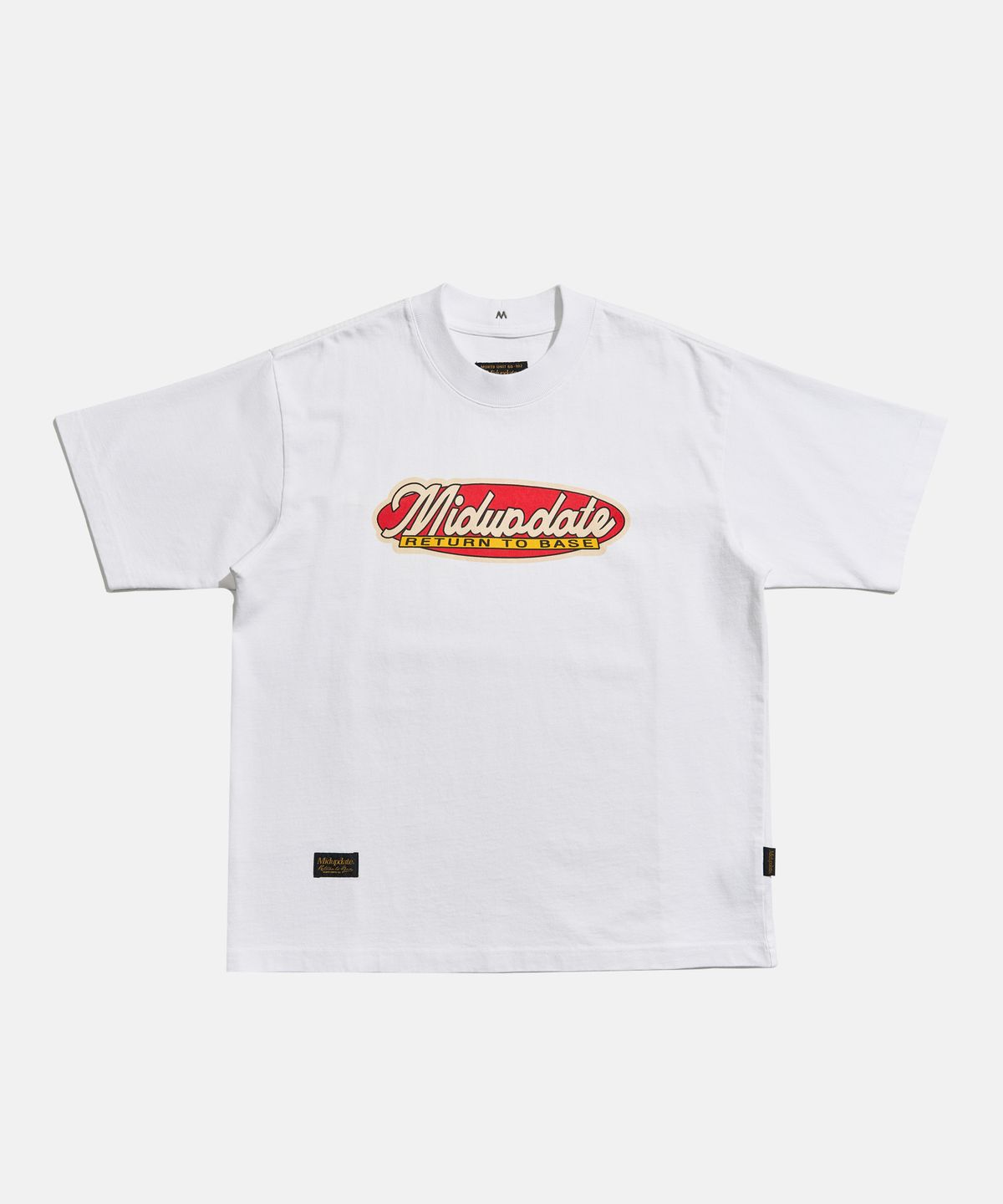 미드업데이트(MIDUPDATE) Mud bord T shirts White