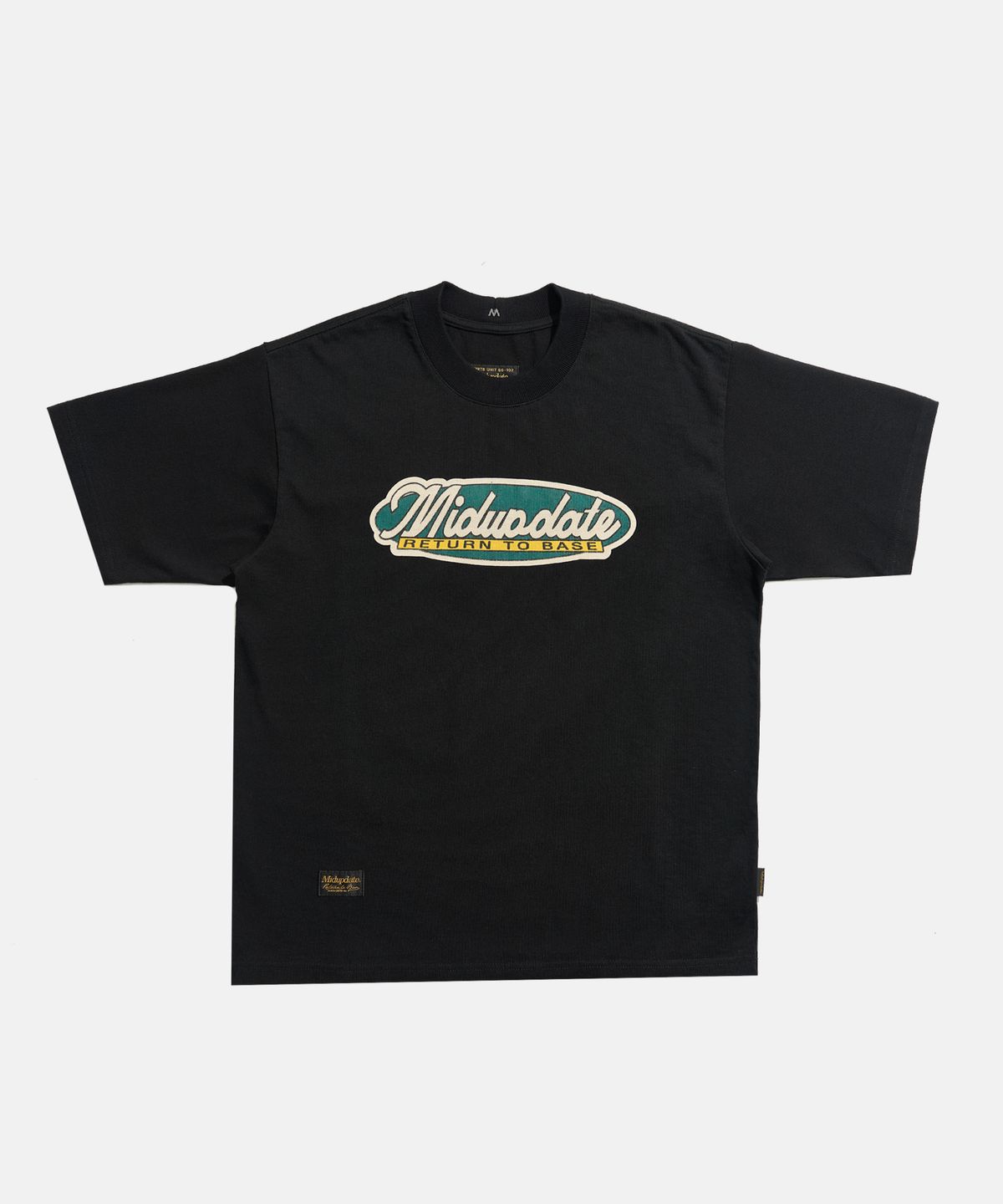 미드업데이트(MIDUPDATE) Mud bord T shirts  Black