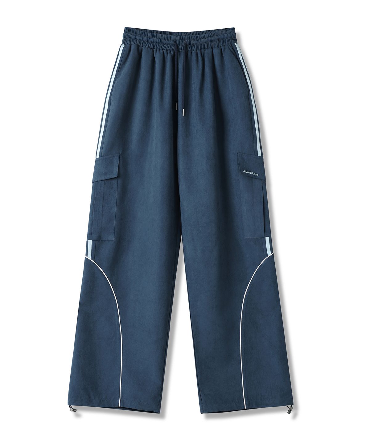 어반드레스(AVANDRESS) [SET] Bliss Crop Hood Zip-up + Unisex Bliss Suede Wide Pants