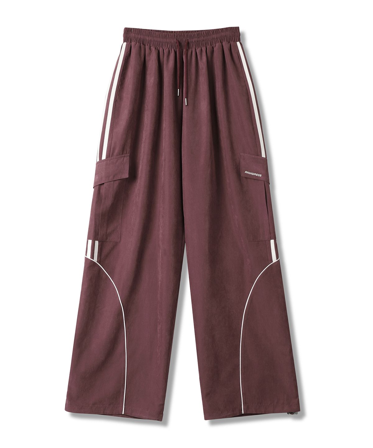 어반드레스(AVANDRESS) [SET] Bliss Crop Hood Zip-up + Unisex Bliss Suede Wide Pants