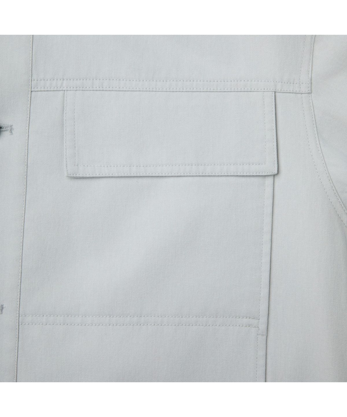 커스텀멜로우(CUSTOMELLOW) Grey Cotton Trucker Jacket C9JAM26121GYL