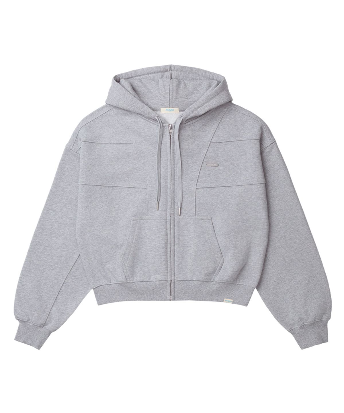 락피쉬웨더웨어(ROCKFISH WEATHERWEAR) SEMI CROPPED ZIP UP HOODIE - 4 colors