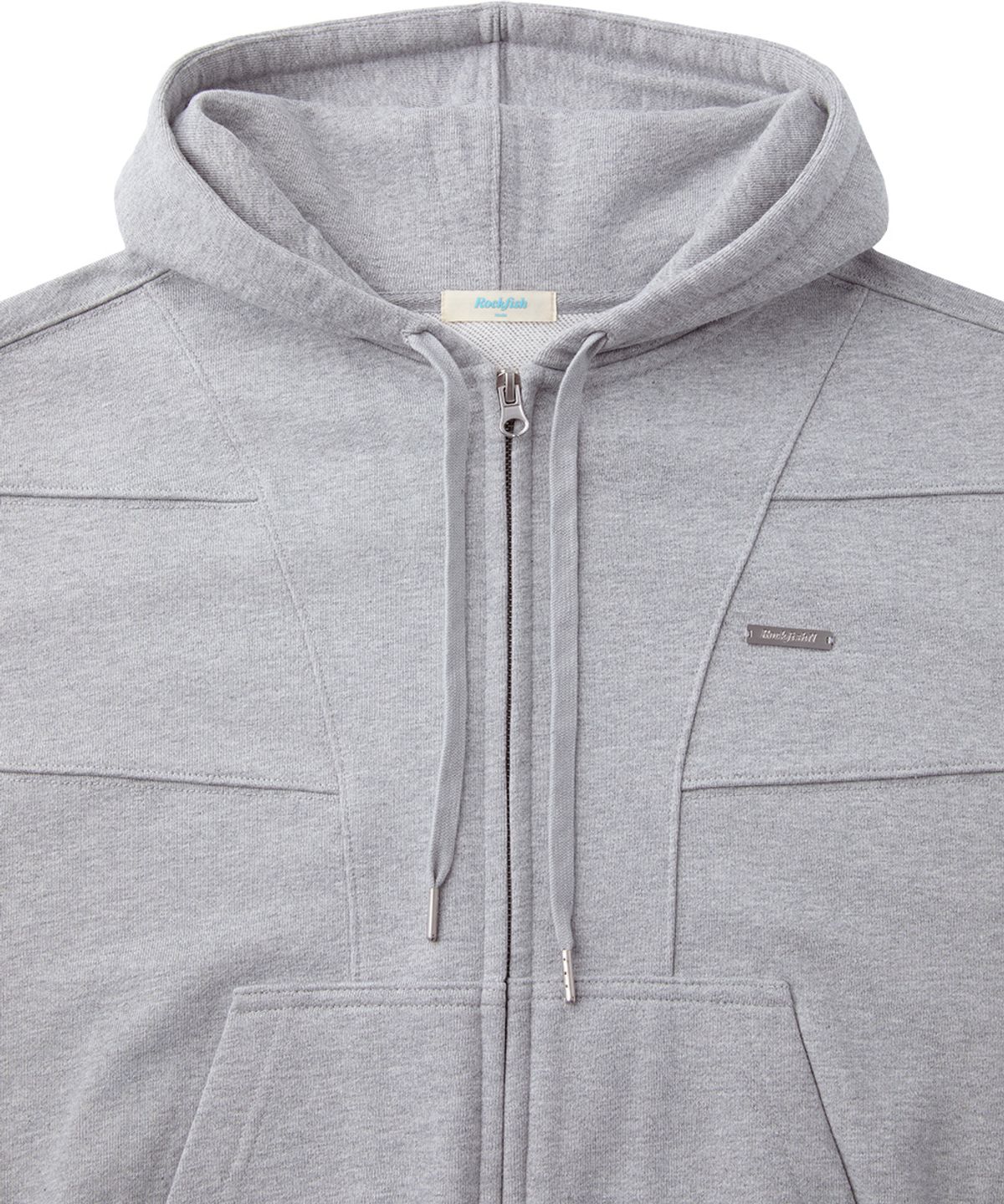 락피쉬웨더웨어(ROCKFISH WEATHERWEAR) SEMI CROPPED ZIP UP HOODIE - 4 colors