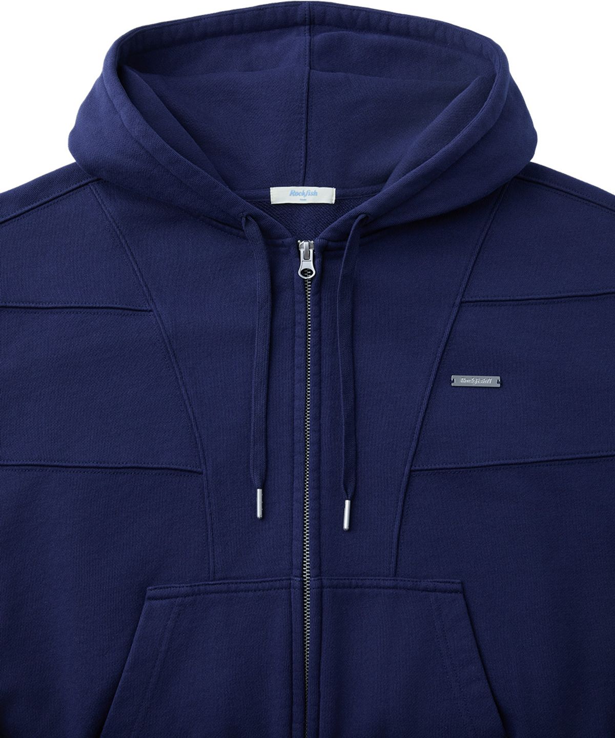 락피쉬웨더웨어(ROCKFISH WEATHERWEAR) SEMI CROPPED ZIP UP HOODIE - 4 colors