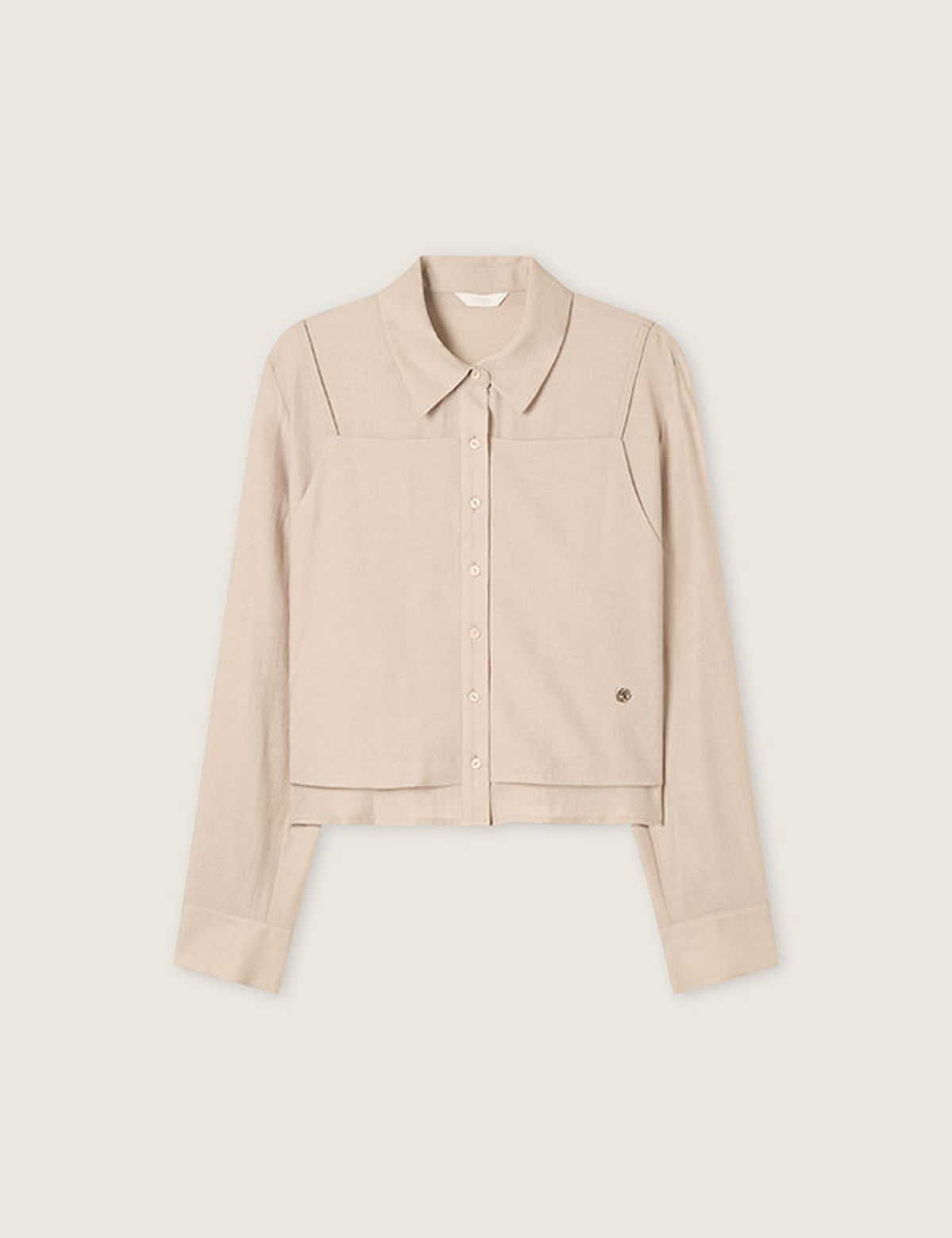 로엠(ROEM) 뷔스티에 레이어드 블라우스 RMBLG24R13