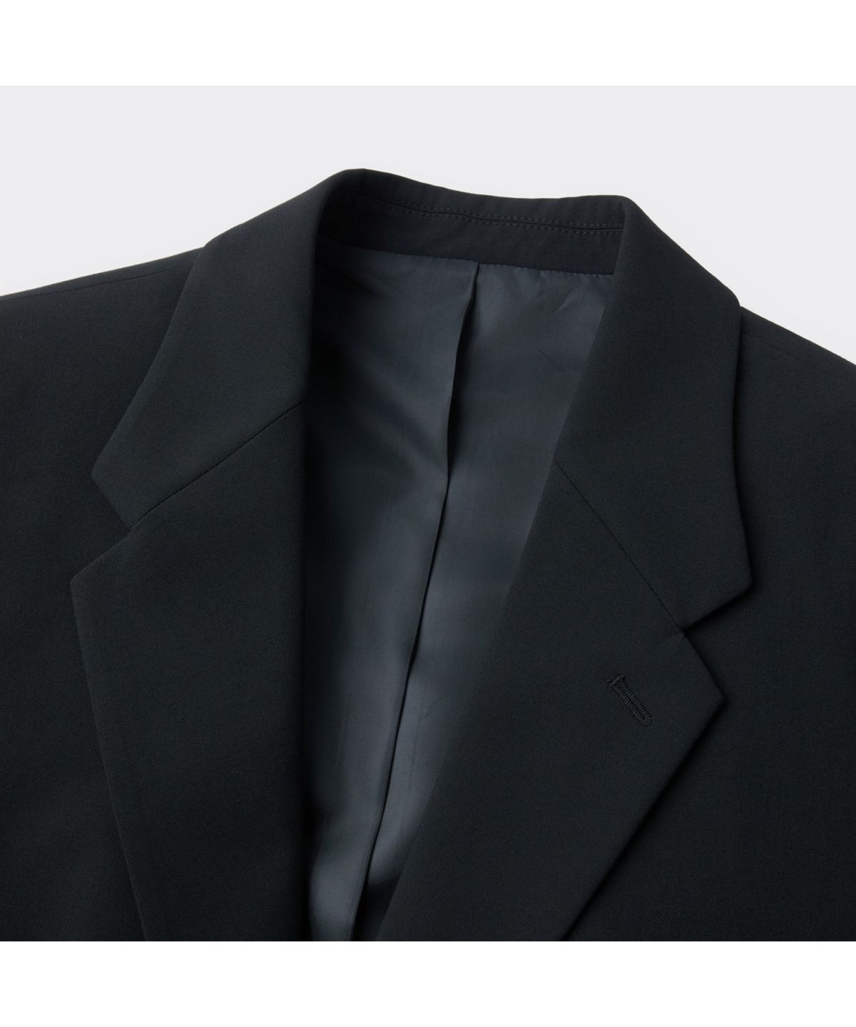 커스텀멜로우(CUSTOMELLOW) Black Relaxed Fit Setup Jacket C9JAM26221BKX