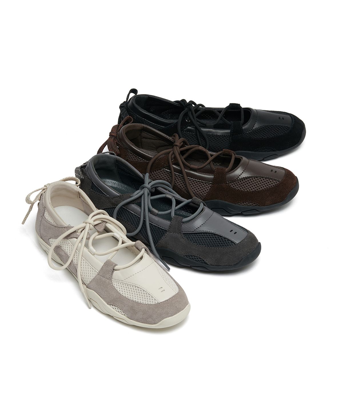 락피쉬웨더웨어(ROCKFISH WEATHERWEAR) NICOLE WEAVING LACEUP SNEAKERS V2 - 4 colors