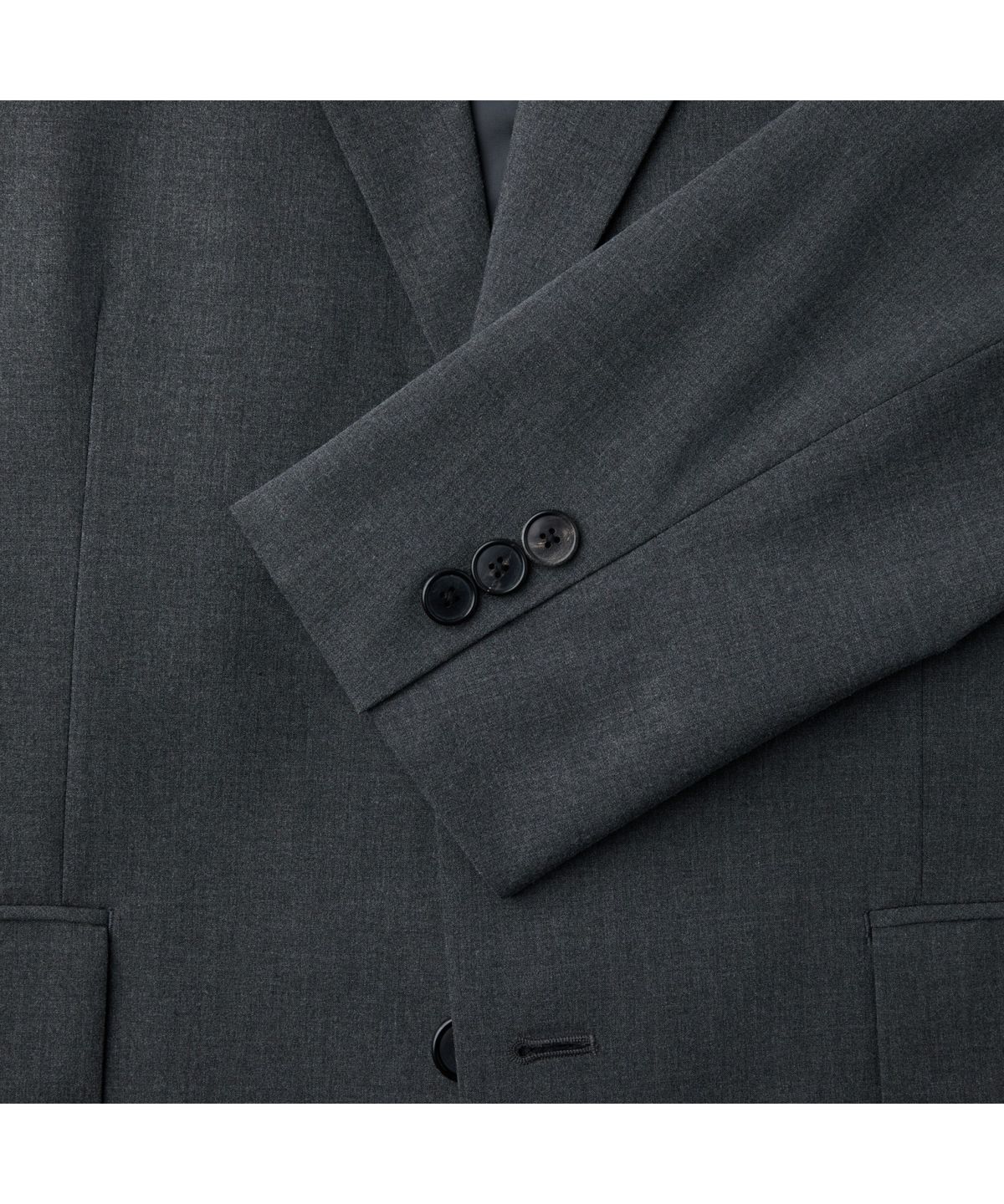 커스텀멜로우(CUSTOMELLOW) Grey Relaxed Fit Setup Jacket C9JAM26221GYX