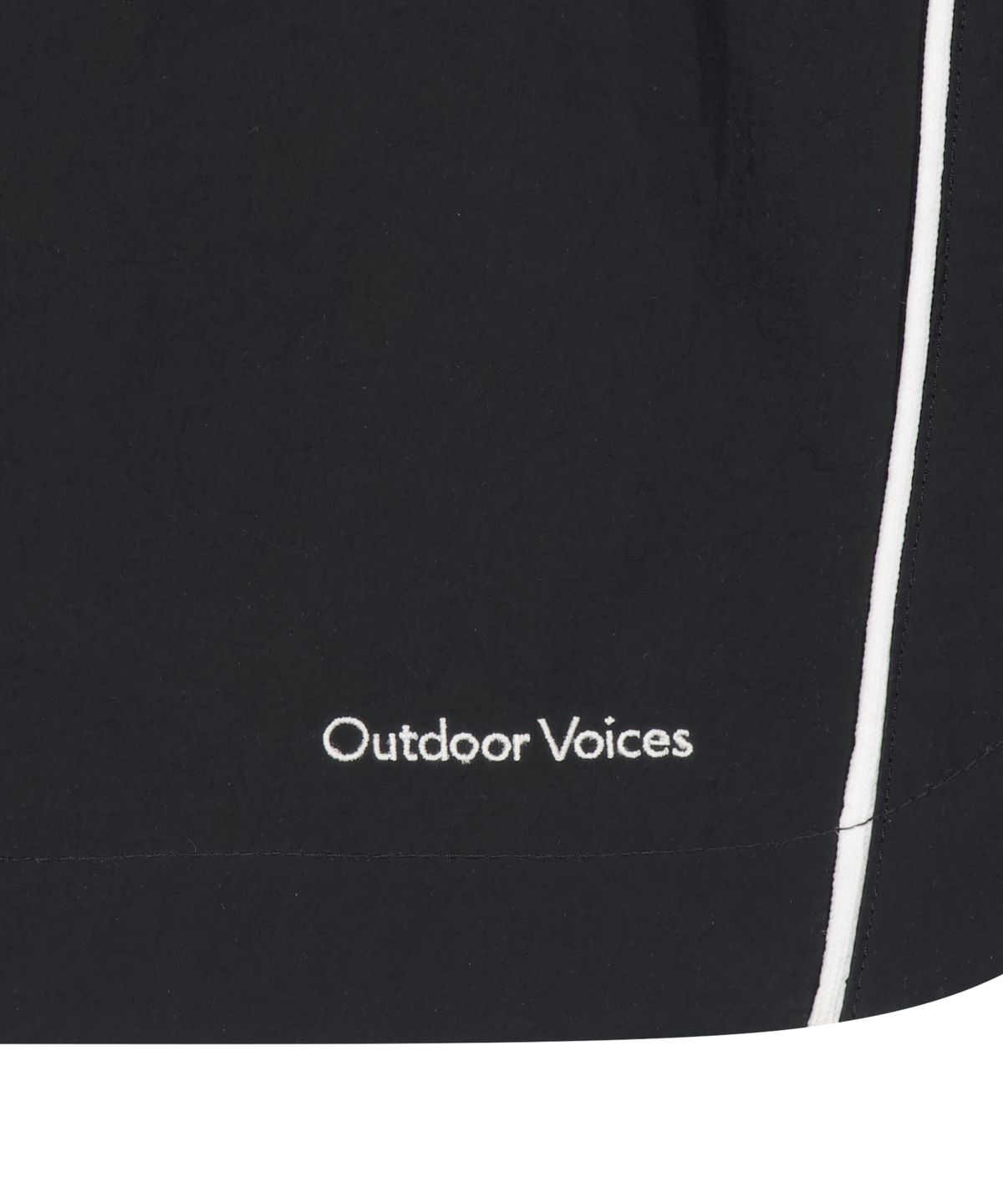 아웃도어 보이스(OUTDOOR VOICES) (W)NYLON TRACK SHORTS (BLACK)