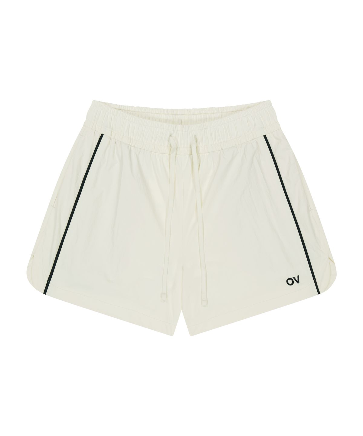 아웃도어 보이스(OUTDOOR VOICES) (W)NYLON TRACK SHORTS (OFF WHITE)