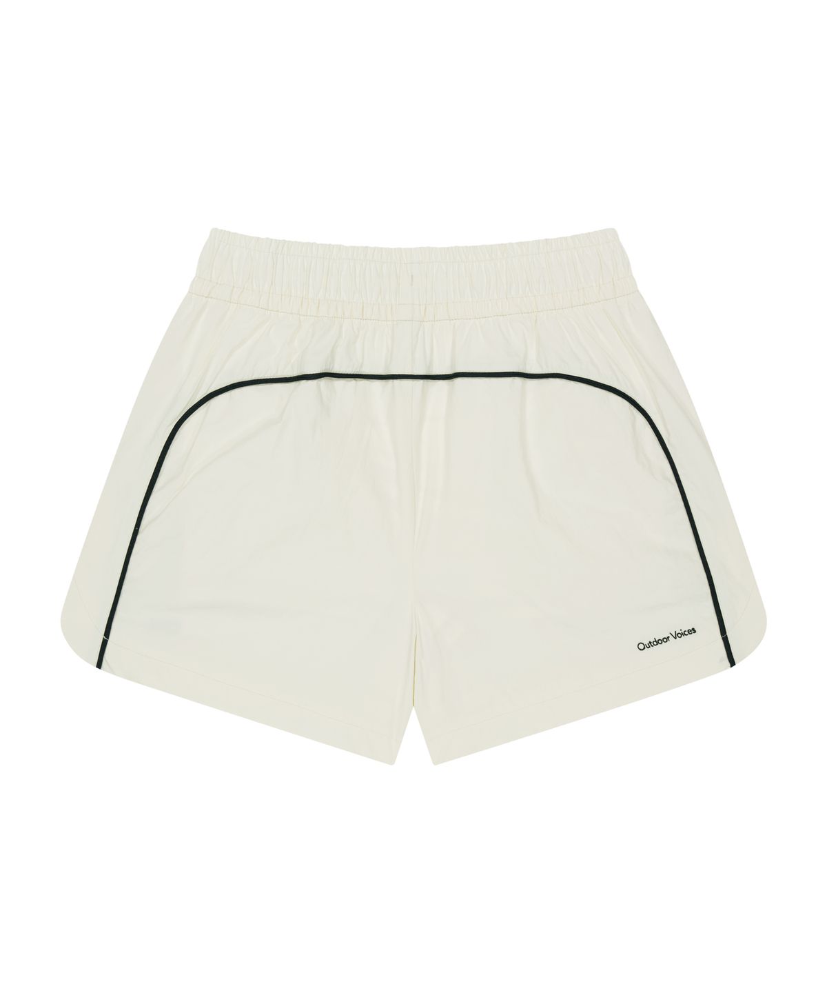 아웃도어 보이스(OUTDOOR VOICES) (W)NYLON TRACK SHORTS (OFF WHITE)
