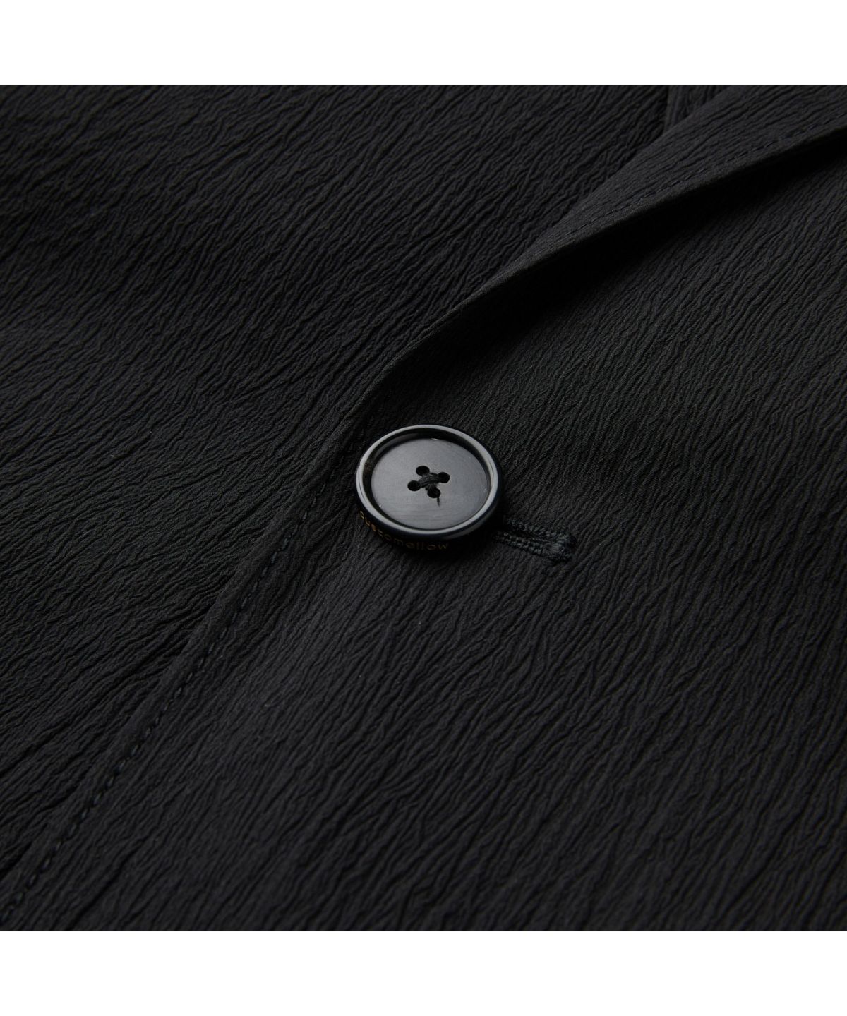 커스텀멜로우(CUSTOMELLOW) Black Loose Fit Pleats Setup Jacket C9JAM26422BKX