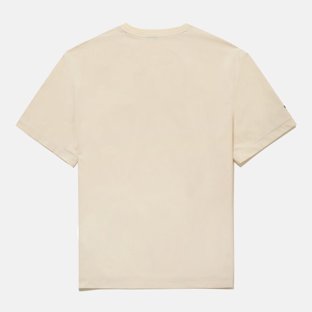 데상트(DESCENTE) 스트레치 우븐 반팔 티셔츠 아이보리 SR221UTS44