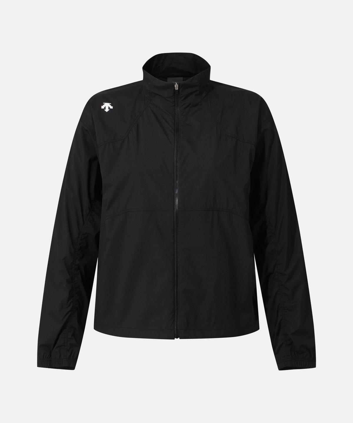 데상트(DESCENTE) 우먼스 경량 홑겹 우븐 자켓 블랙 SR122PWT31
