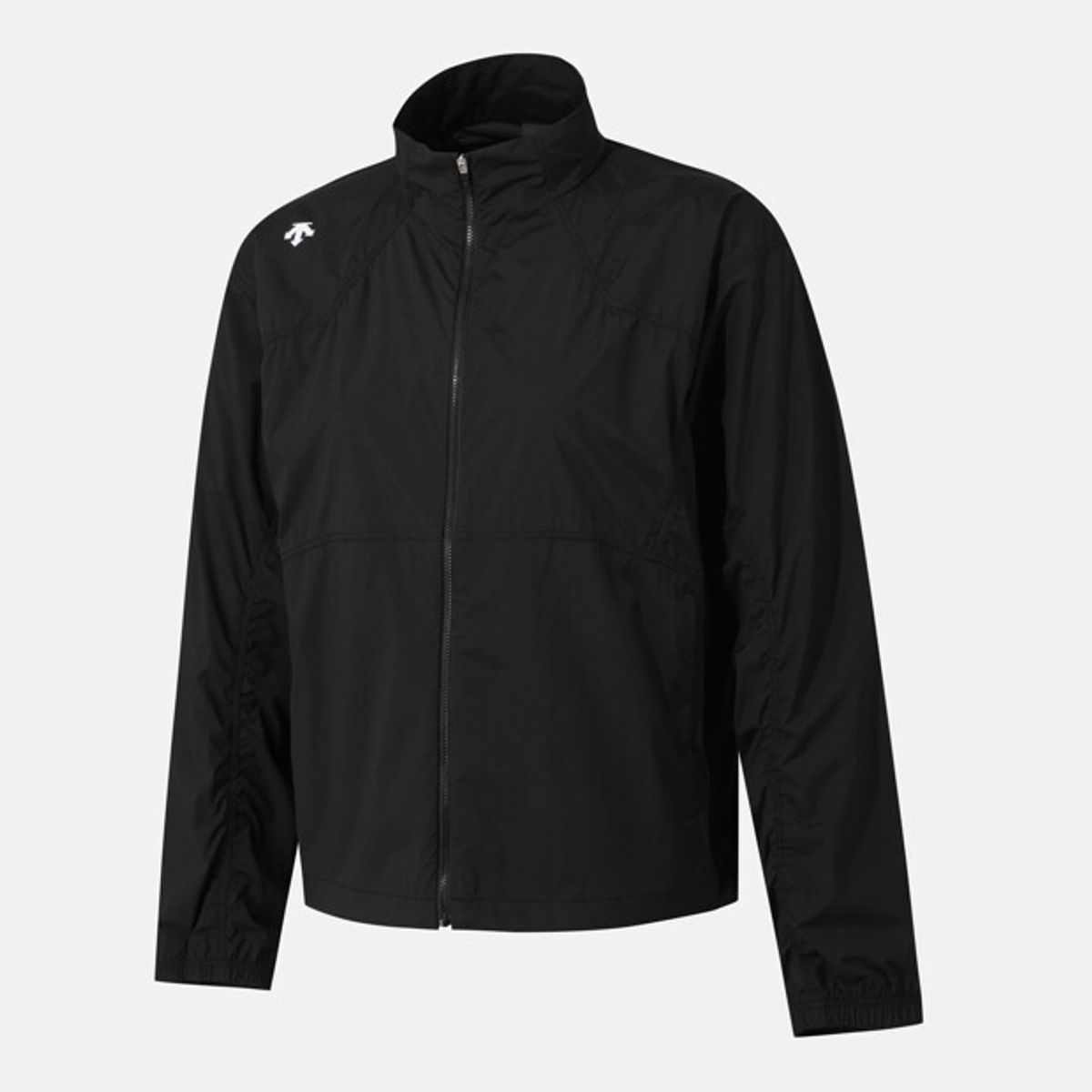 데상트(DESCENTE) 우먼스 경량 홑겹 우븐 자켓 블랙 SR122PWT31
