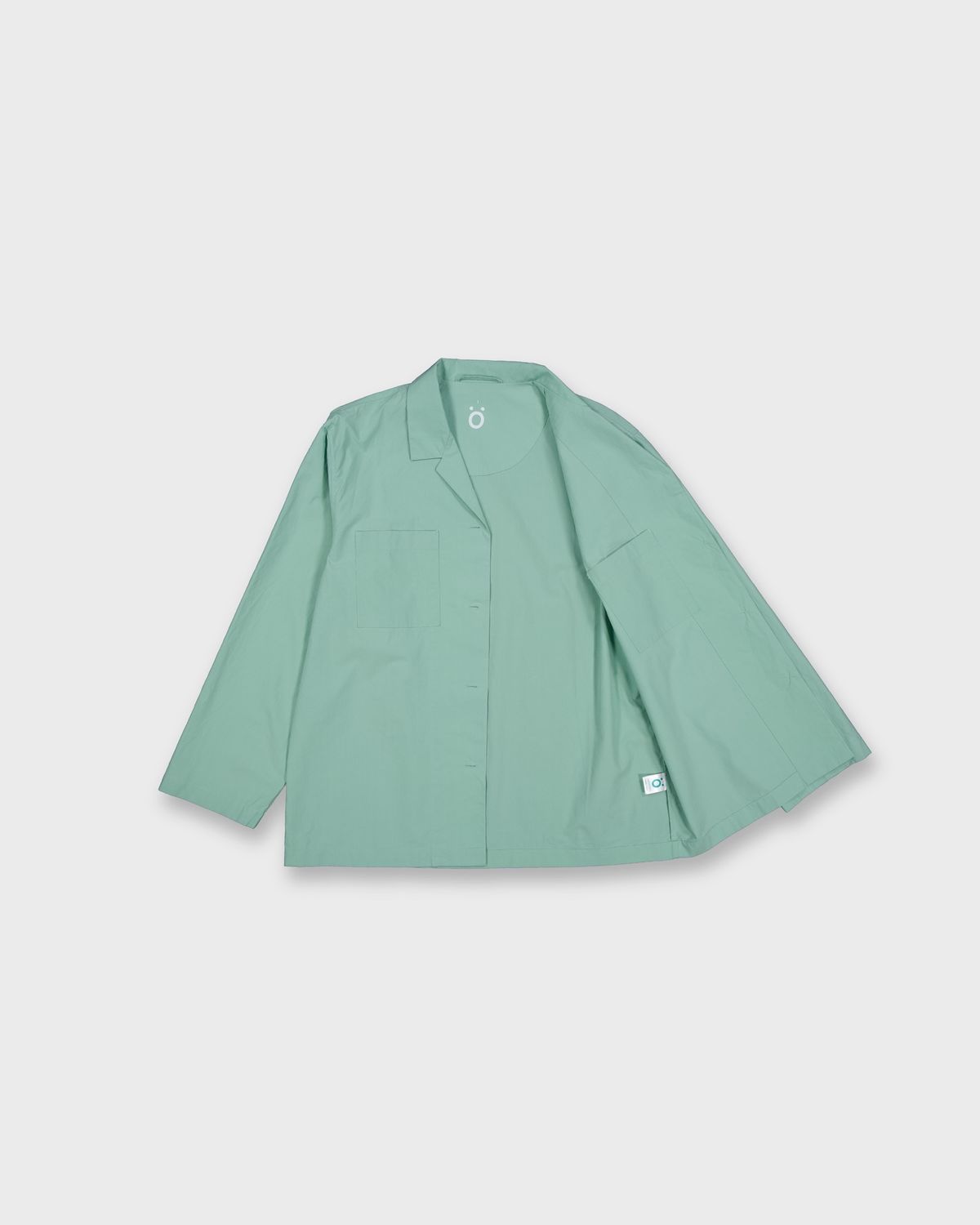 모잉모잉(MOIN MOIN) Long daily pajamas shirt, Dawn mint