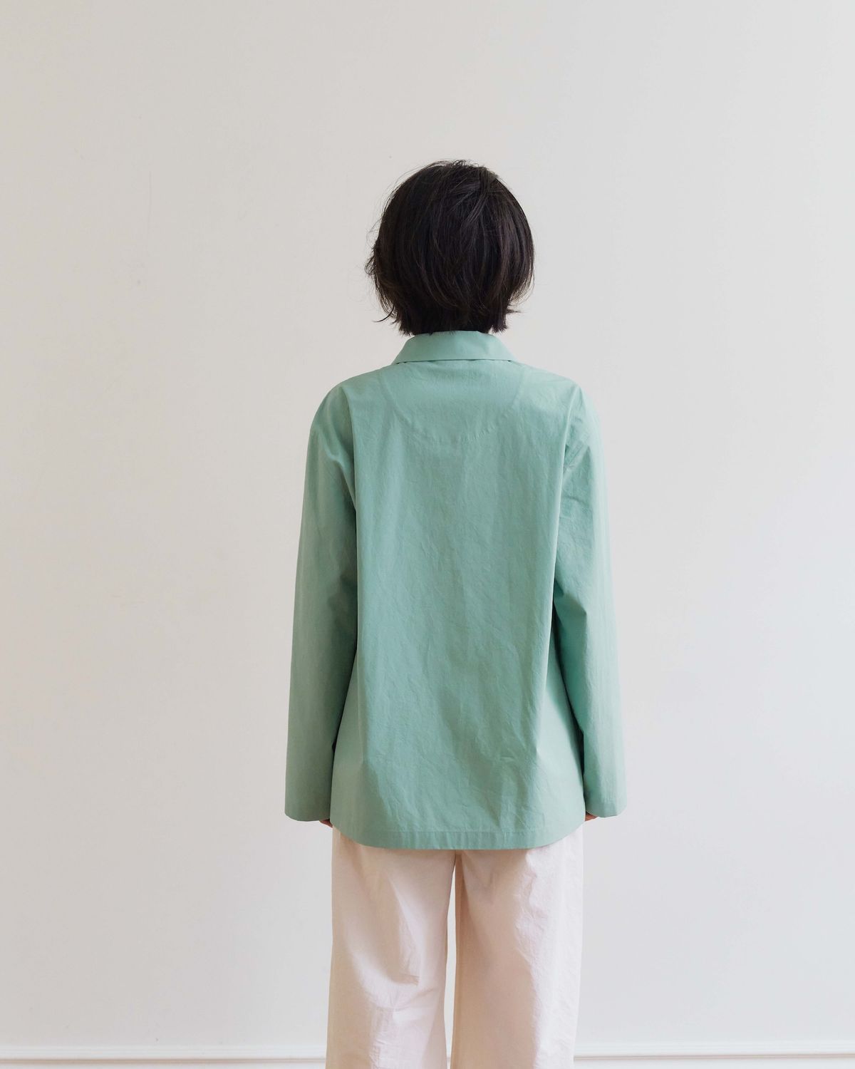 모잉모잉(MOIN MOIN) Long daily pajamas shirt, Dawn mint