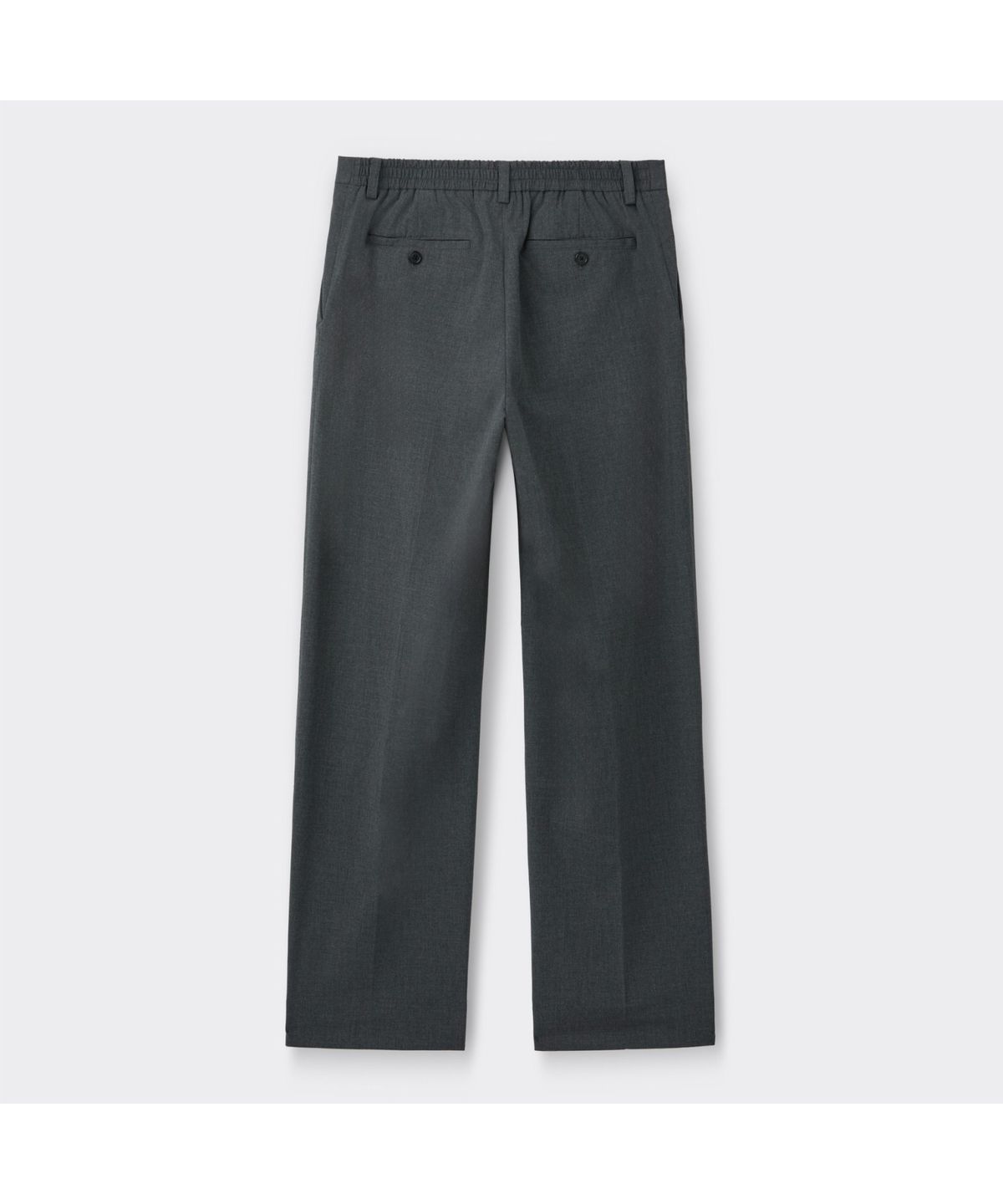 커스텀멜로우(CUSTOMELLOW) Grey Relaxed Fit Setup Pants C9PAM26221GYX
