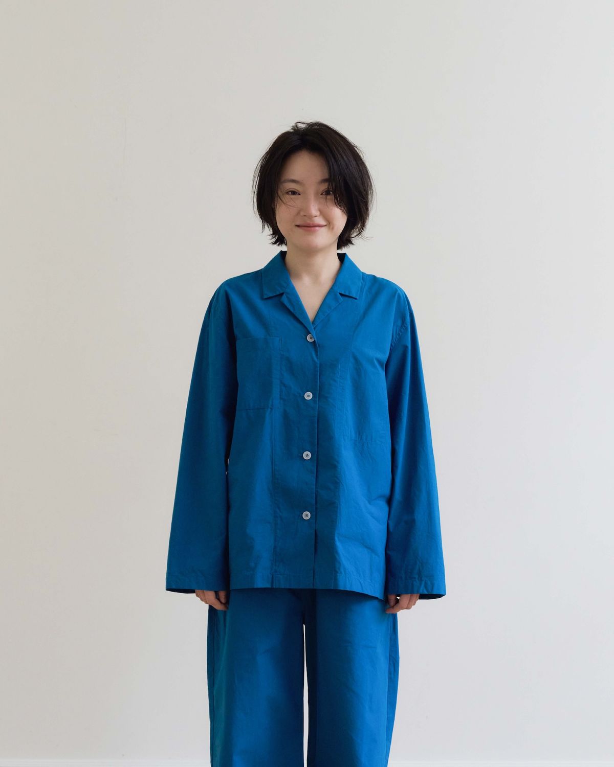 모잉모잉(MOIN MOIN) Long daily pajamas shirt, Night sea