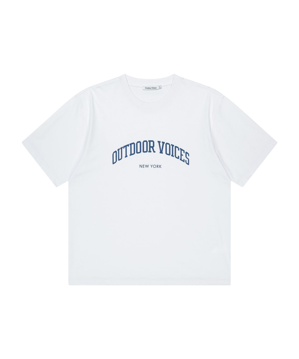 아웃도어 보이스(OUTDOOR VOICES) AirCorePro™ ARCH LOGO TEE (WHITE)