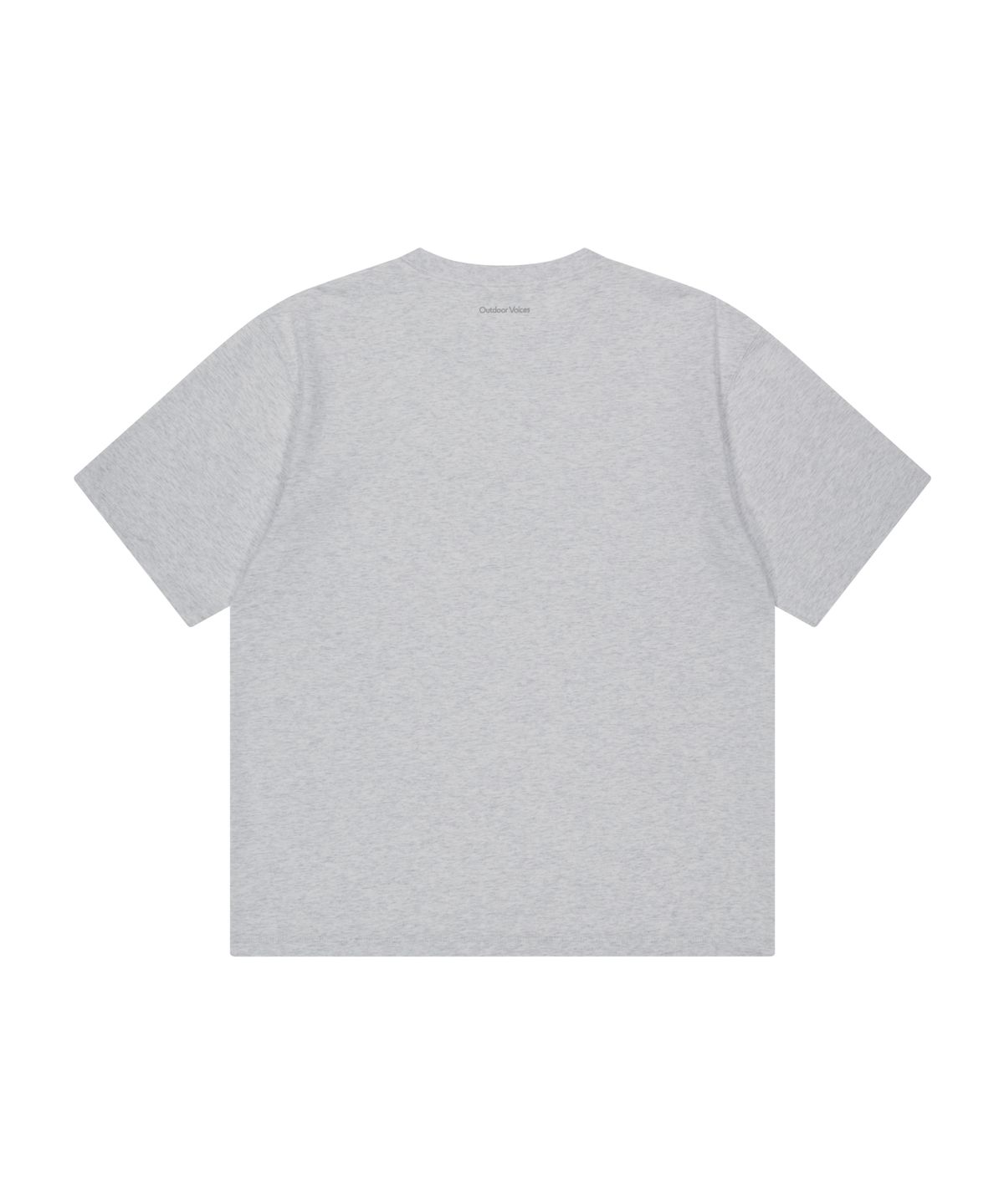아웃도어 보이스(OUTDOOR VOICES) AirCorePro™ OV ALL ROUND LOGO TEE (LIGHT HEATHER GRAY)