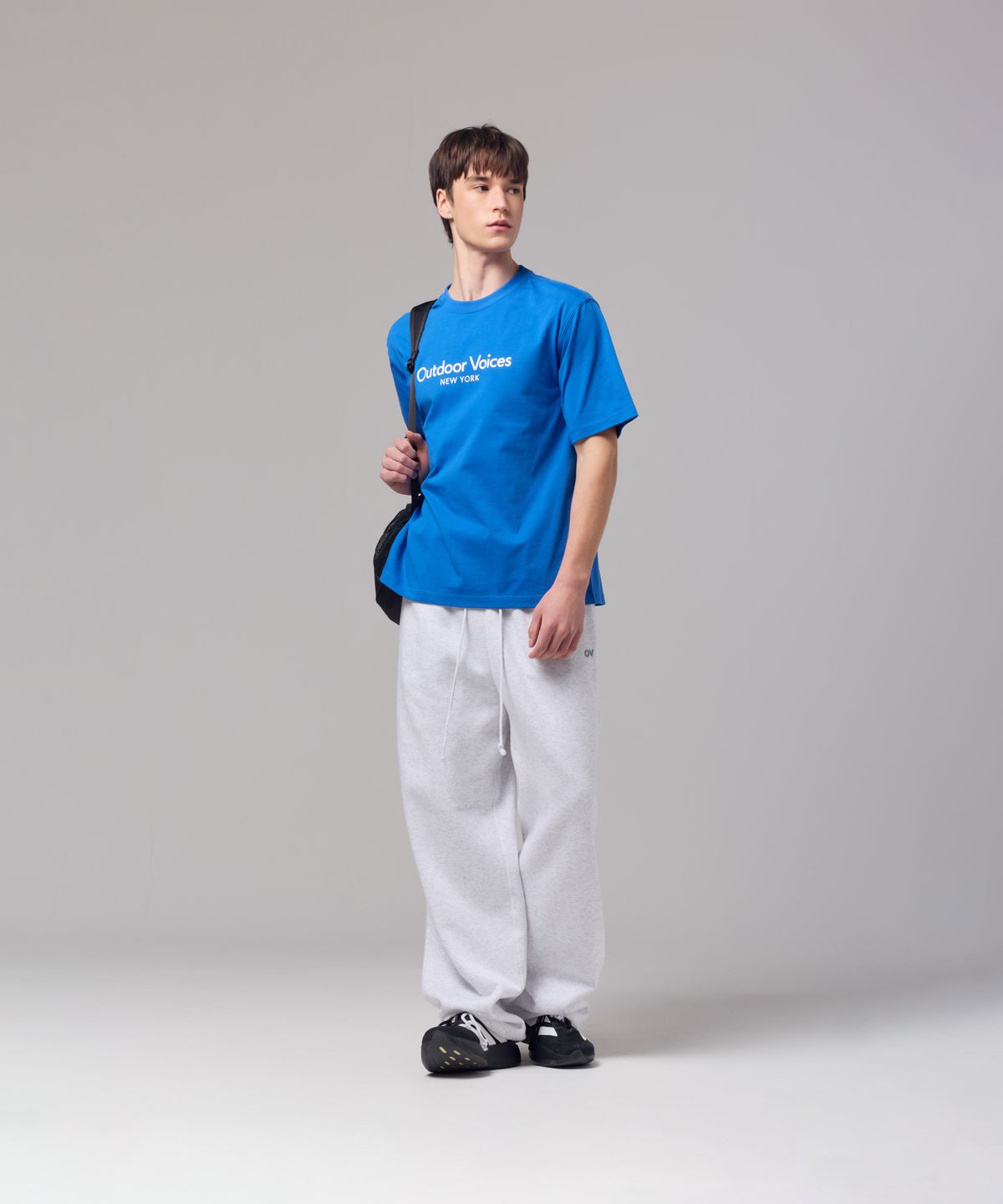 아웃도어 보이스(OUTDOOR VOICES) AirCorePro™ CLASSIC LOGO NY TEE (OV BLUE)